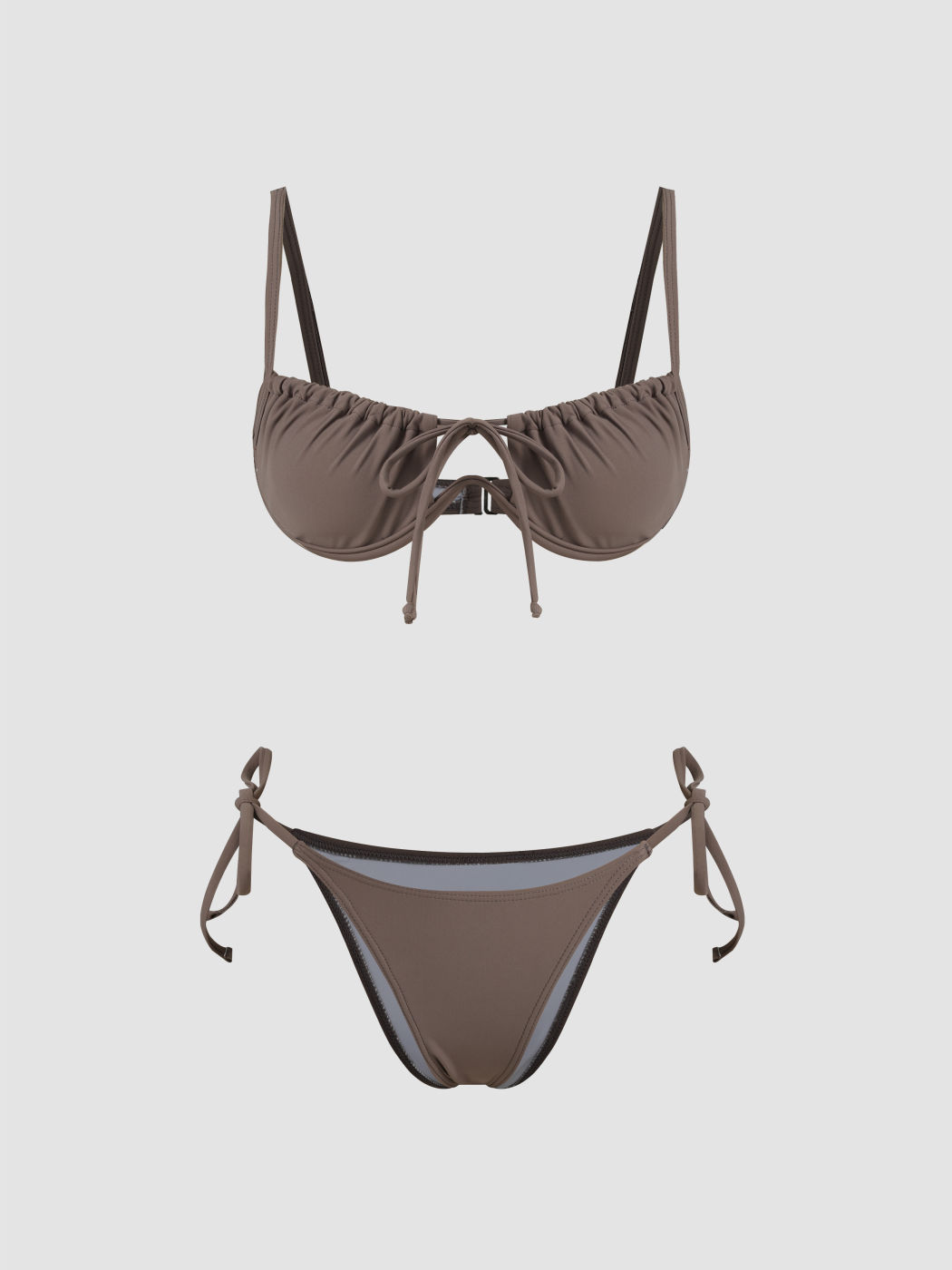 Seitlich gebundenes Bügel-Bikini