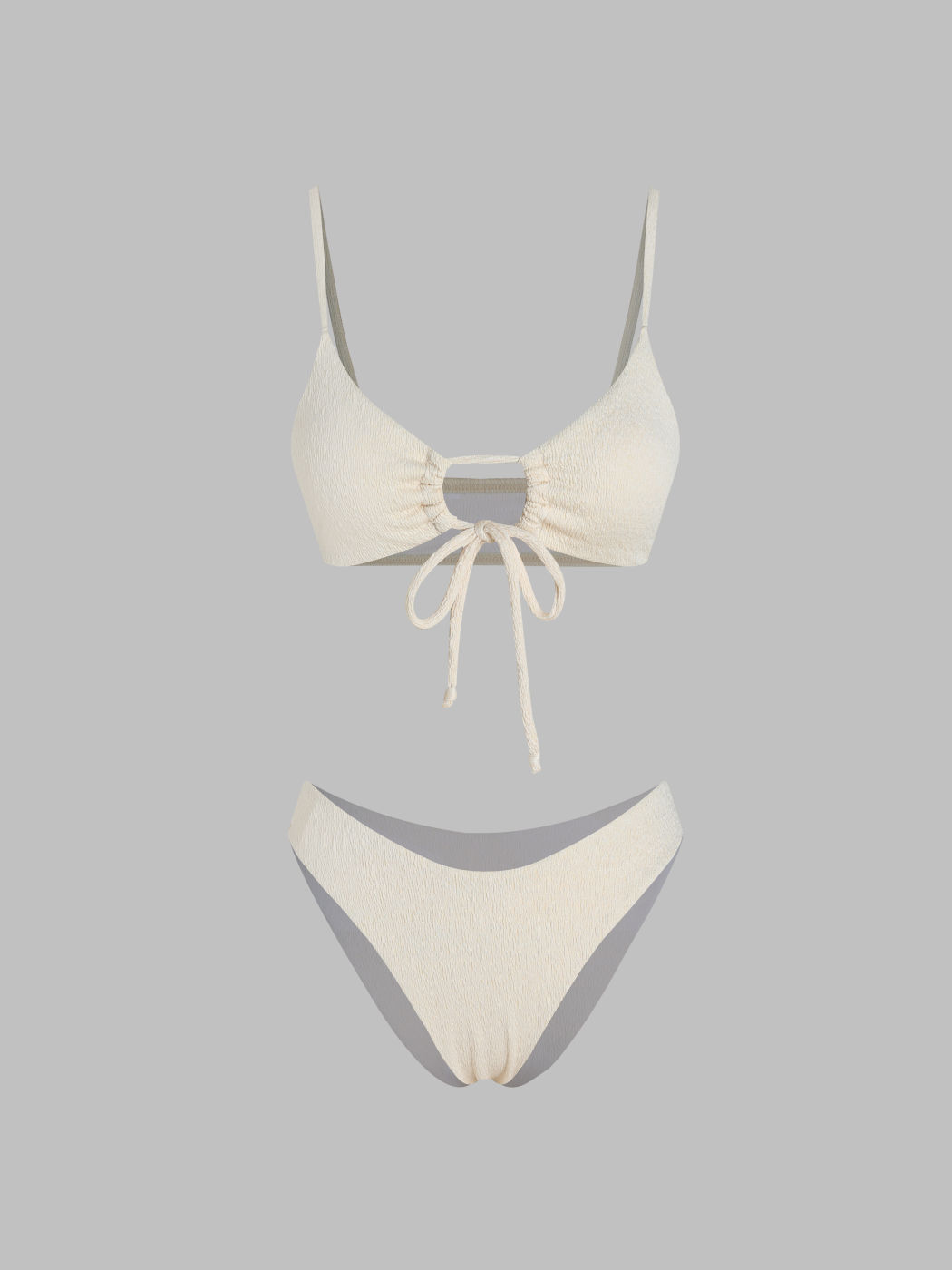 Cut-Out Front Tied Bikini