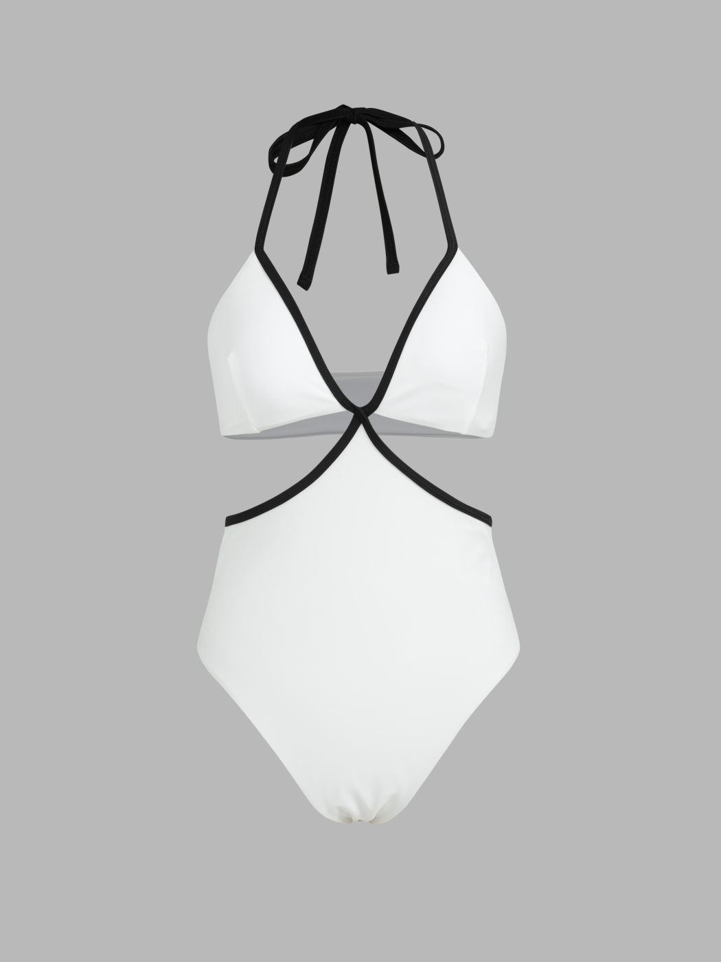 Hlater Einteiliger Badeanzug mit Shaping und Cut Out