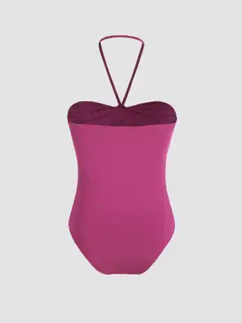 Rosette Halter Bodysuit