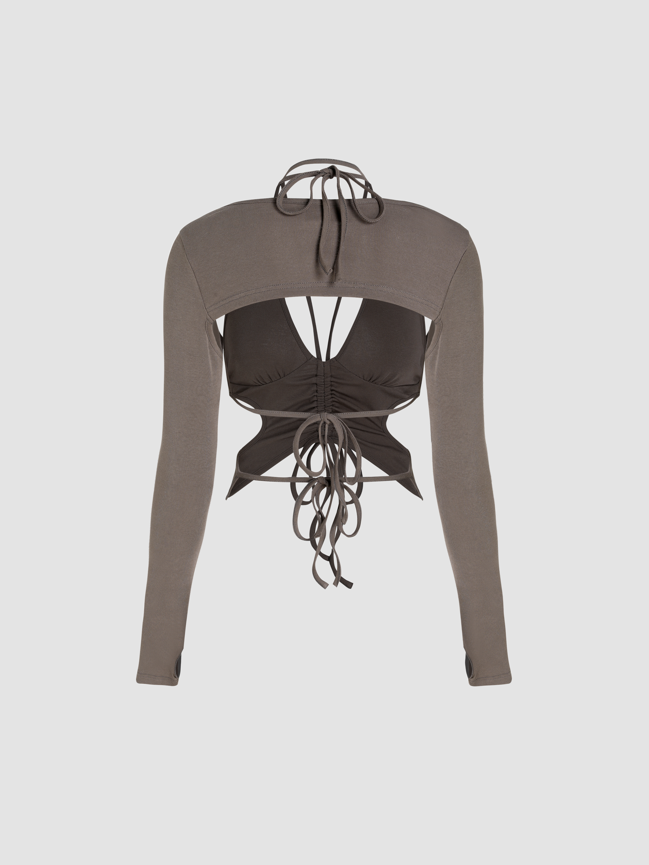 トップス tkered thread S daring halter tops THEREDTHREAD / ザ