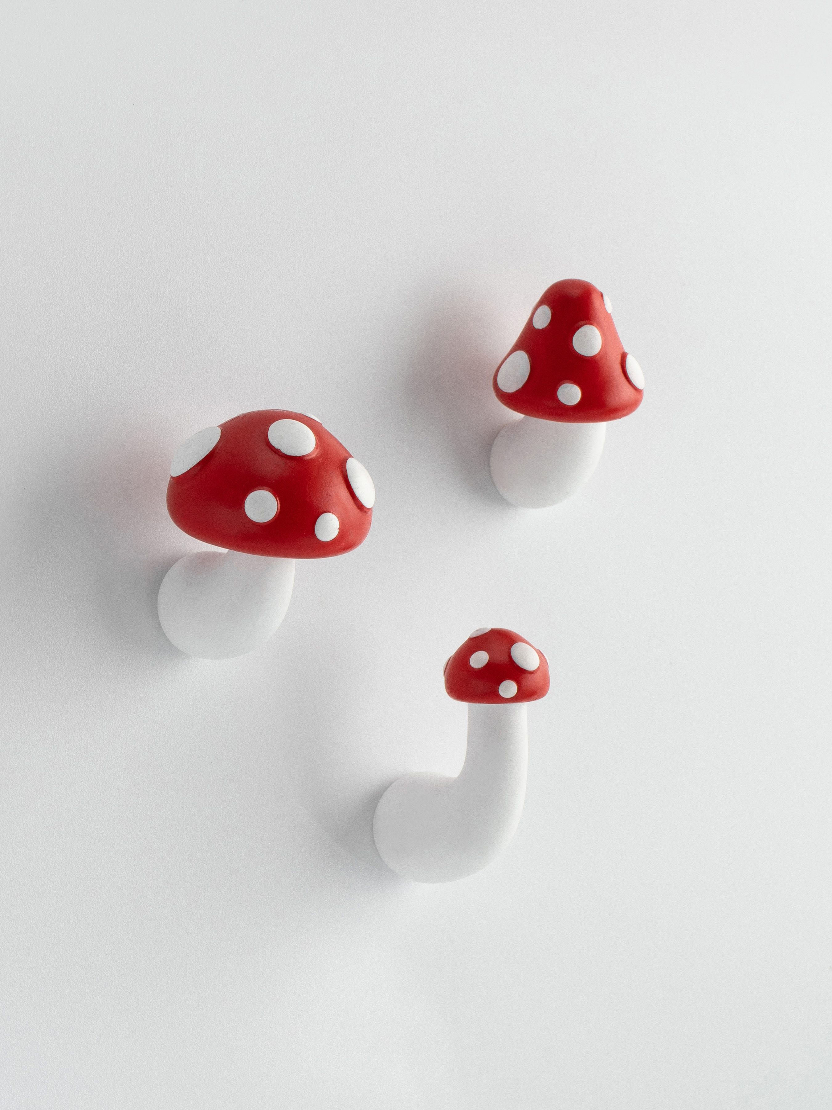 3pcs Mushroom Shaped Fridge Magnet