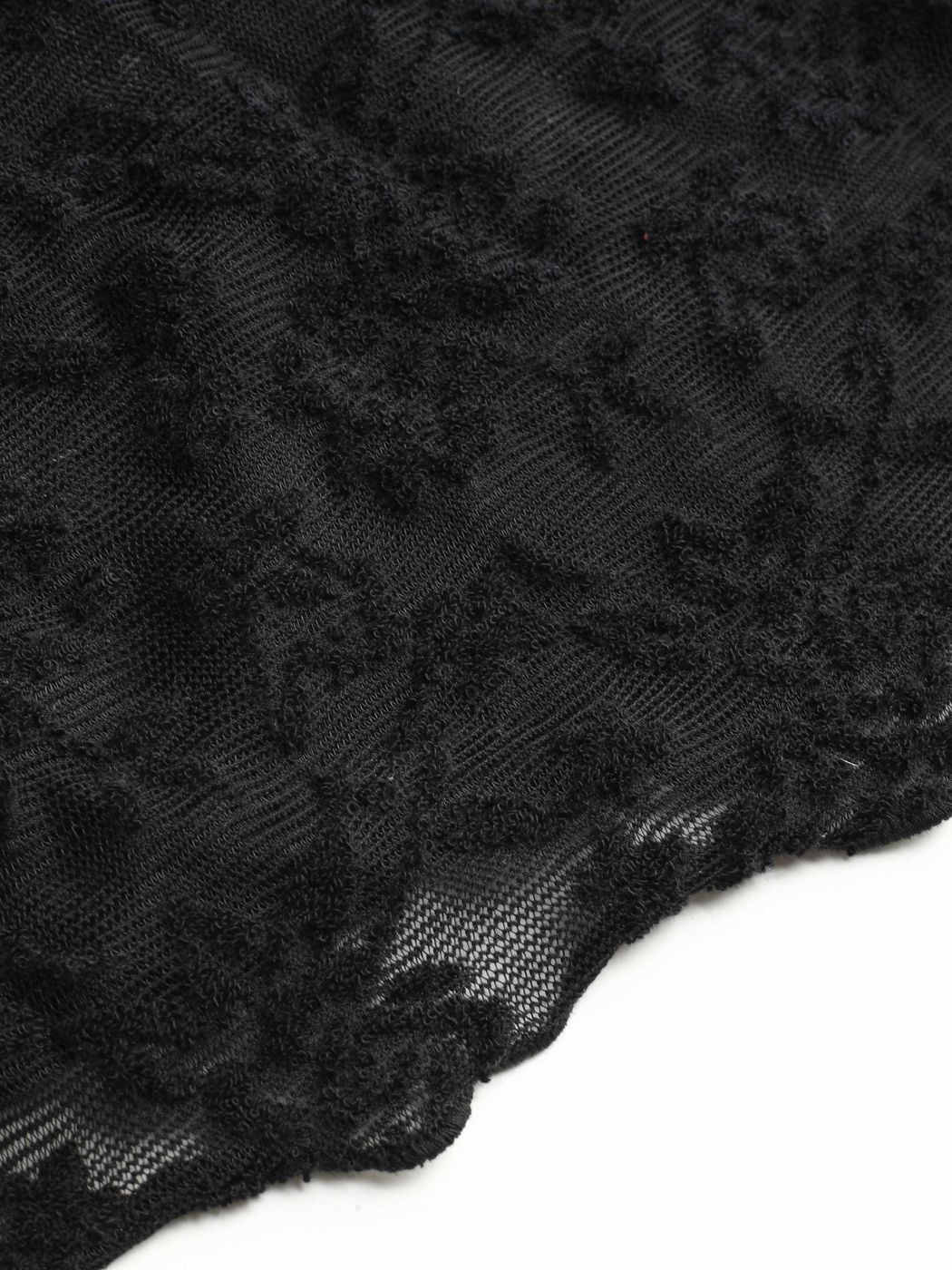 Lace Floral Lace Sheer Short Sleeve Top For Music Festival/Live House