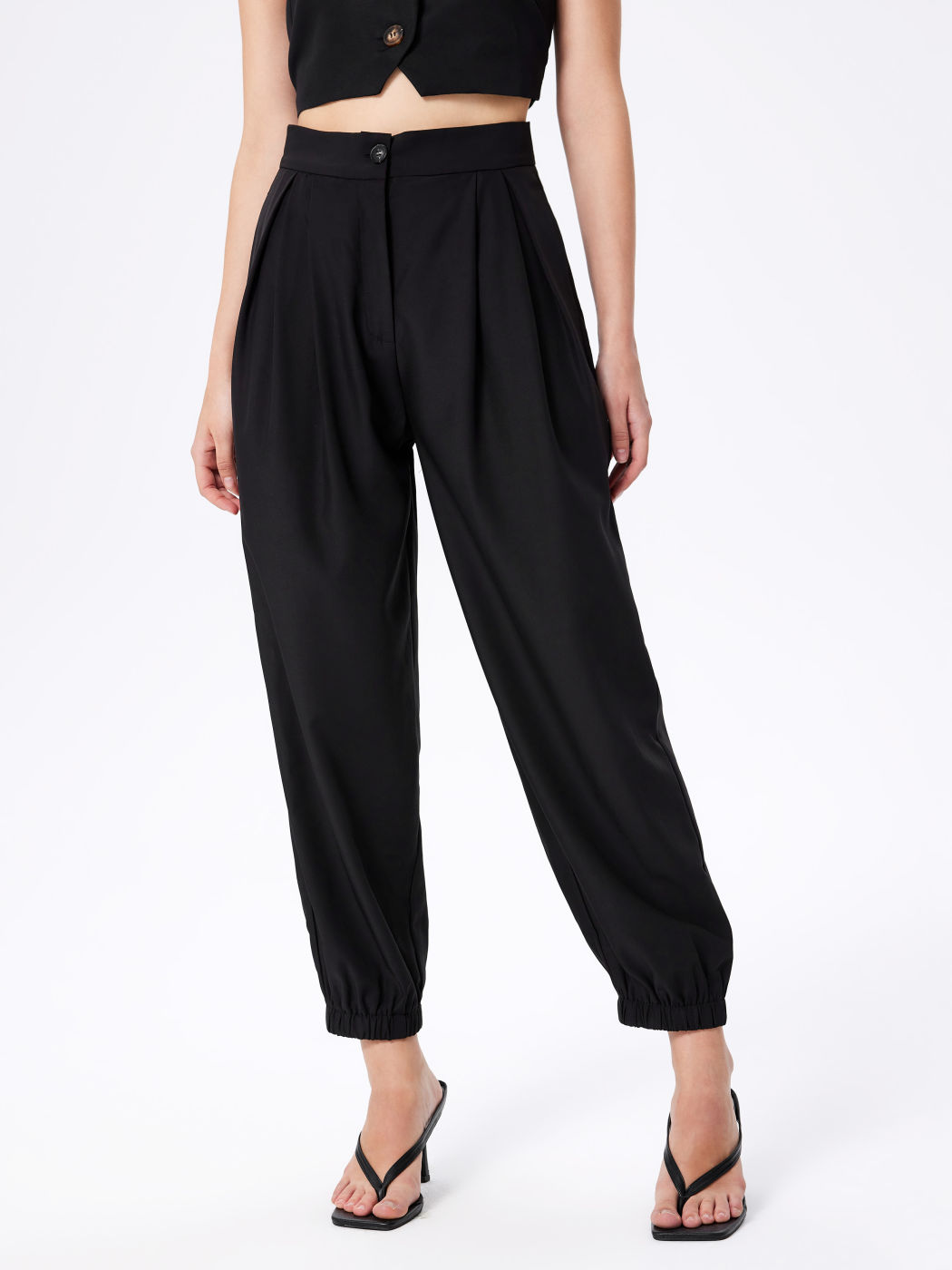  Feste Hoch Taillierte Jogger Hosen