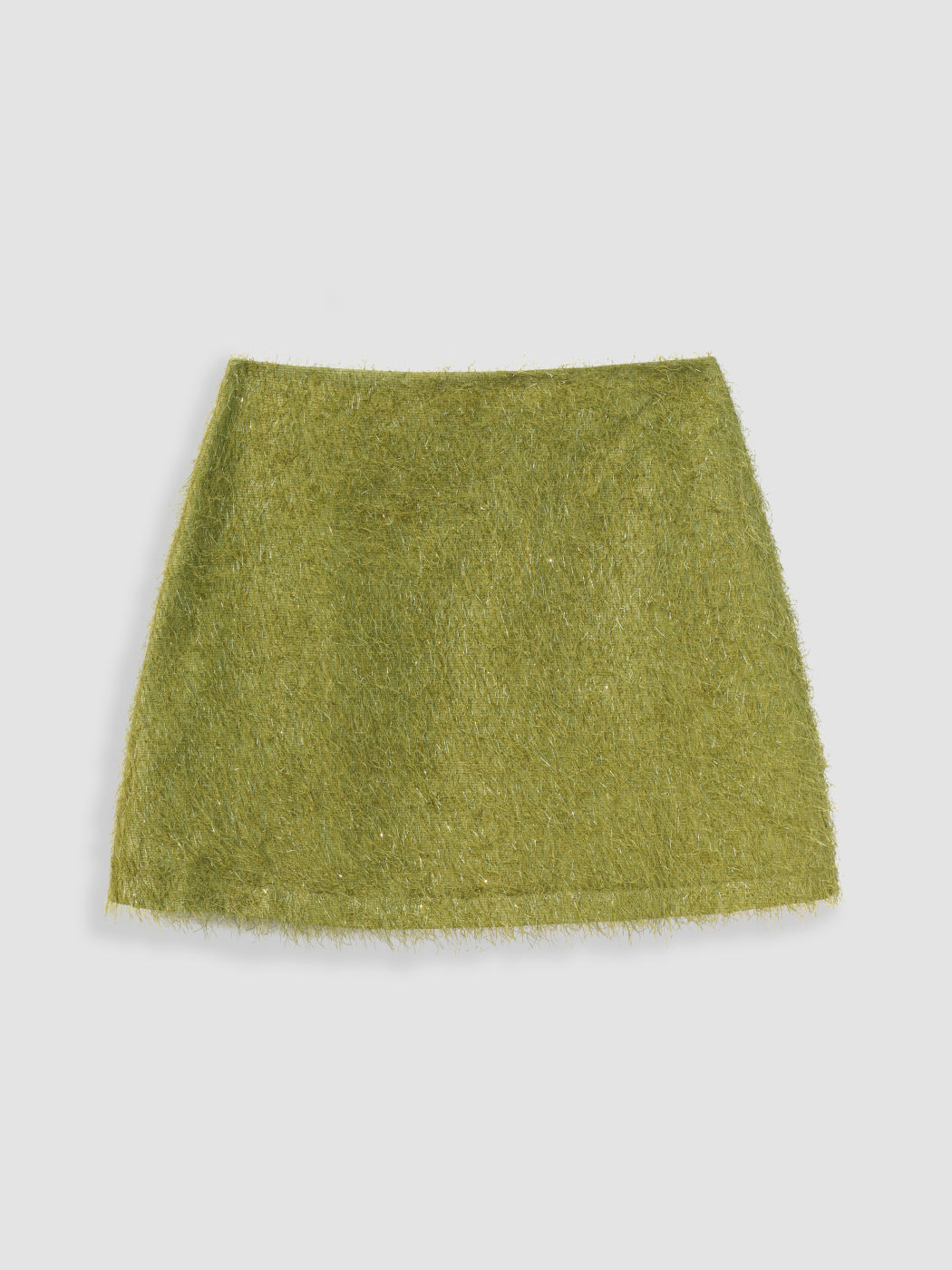 Woven Low Waist Mini Skirt