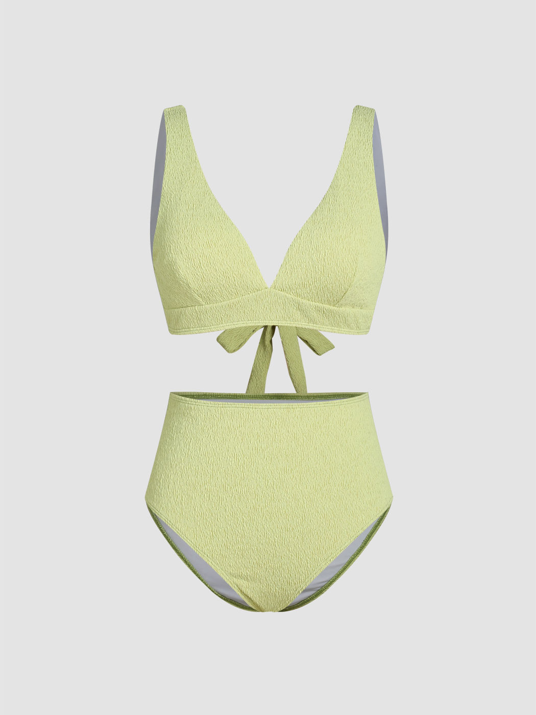 Tie Back Shaping Bikini Swimsuit
