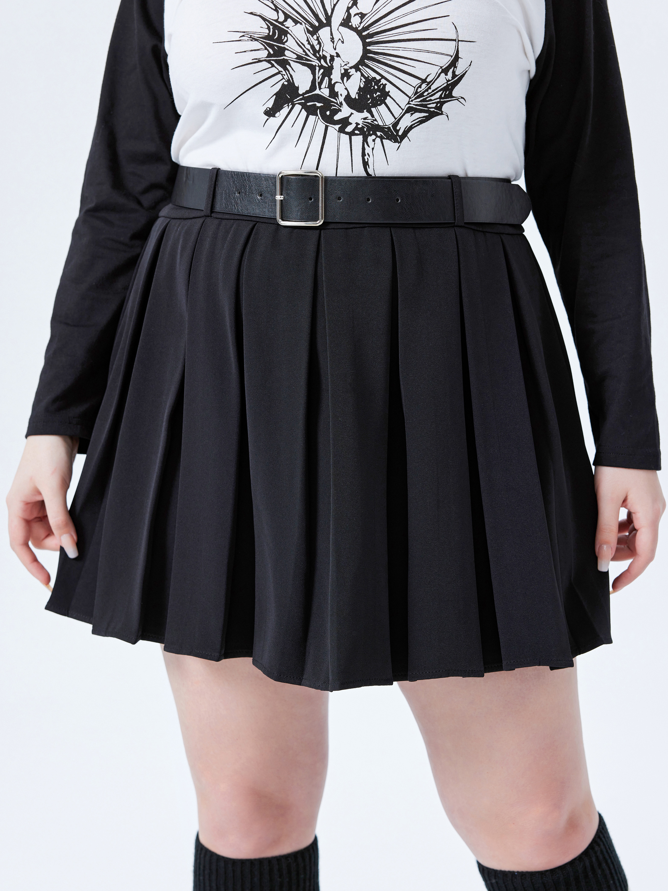 Medenius Shade Mini Skirt ブラック Medenius Shade Mini Skirt ブラック