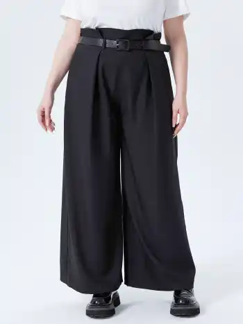Boss Mode Wide Leg Trousers Curve & Plus