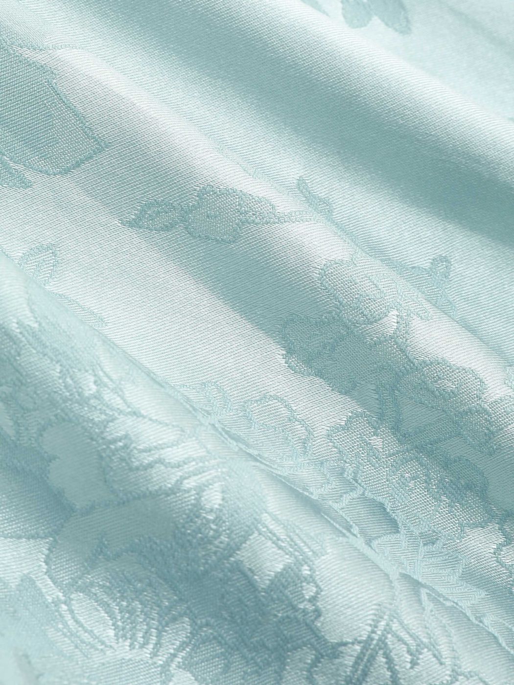 Rüschen-Strampler aus Satin mit Blumenmuster und V-Ausschnitt