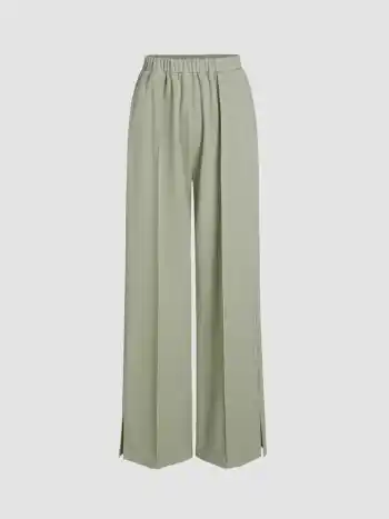 Plissee-Hose mit elastischem Bund
