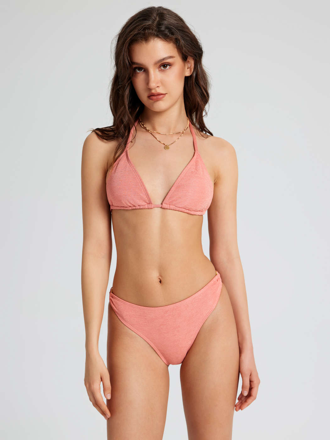 Solid Halter - Triangle Bikini Top for Women