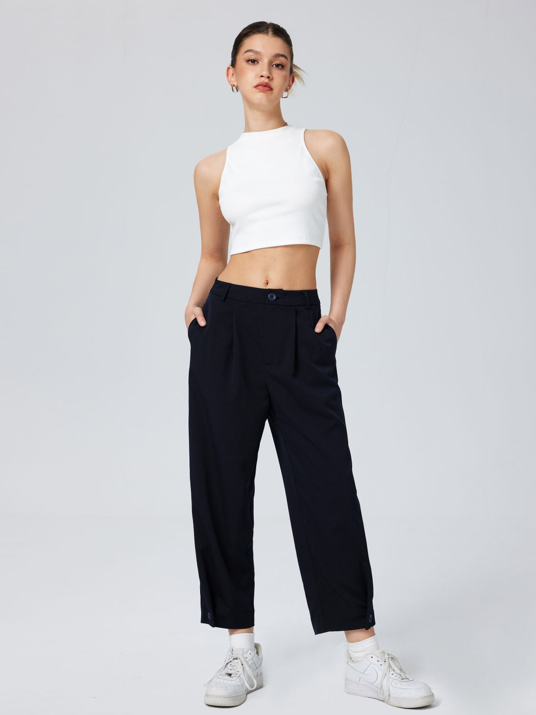  Pantalones de Cintura Alta Entallados