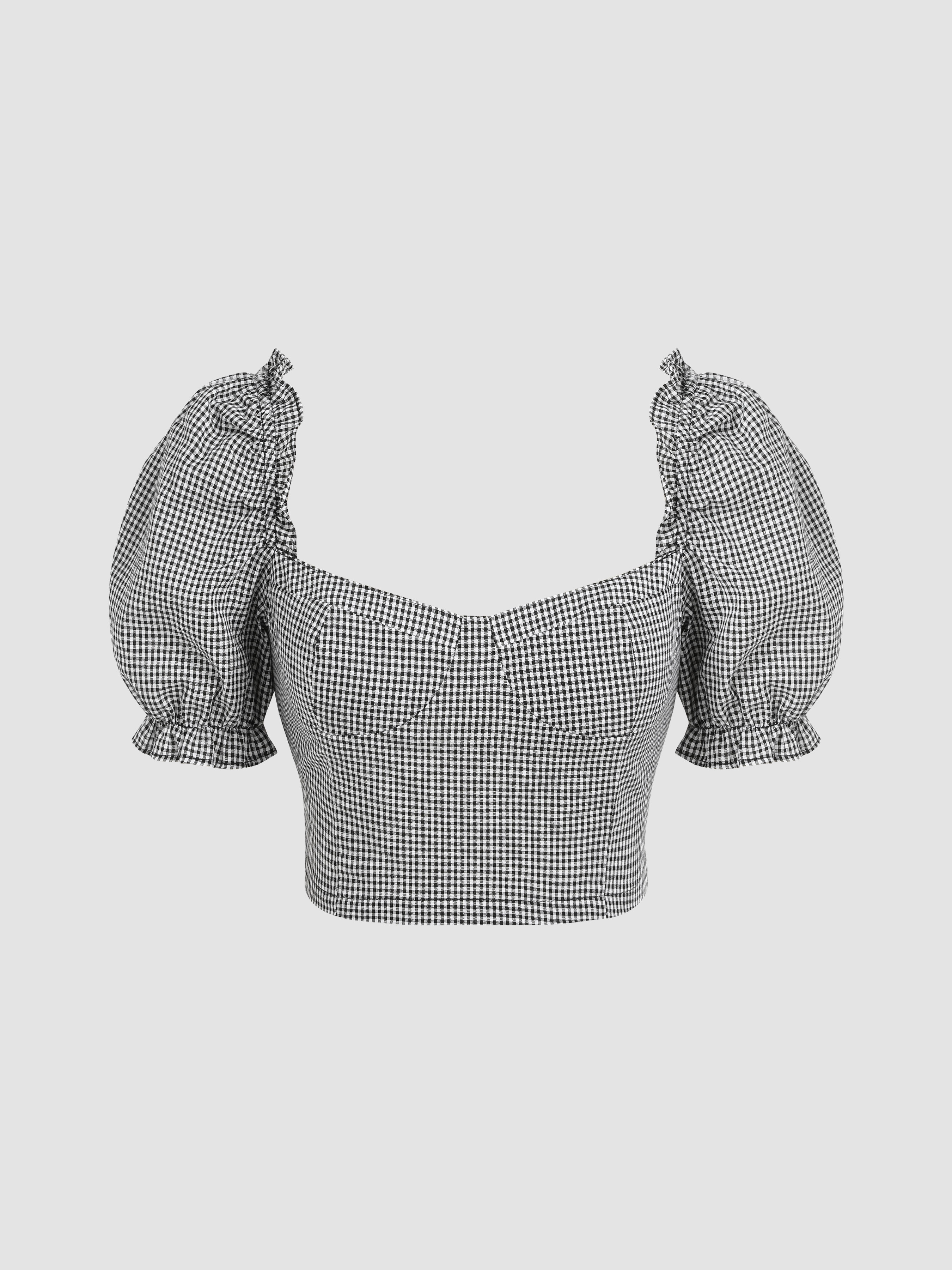 Gingham Blouse main image 1