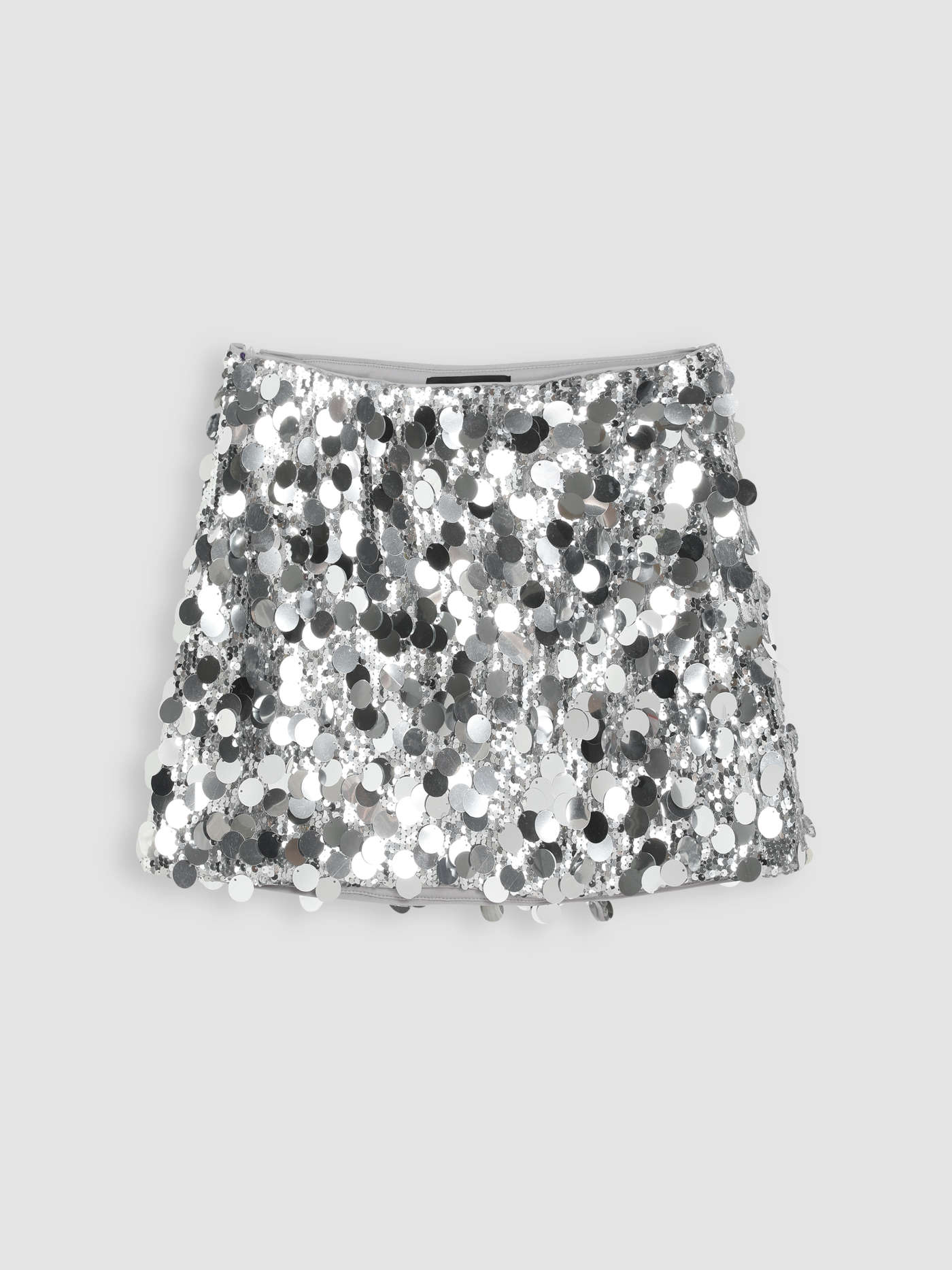 Sequin Mid Waist Mini Skirt