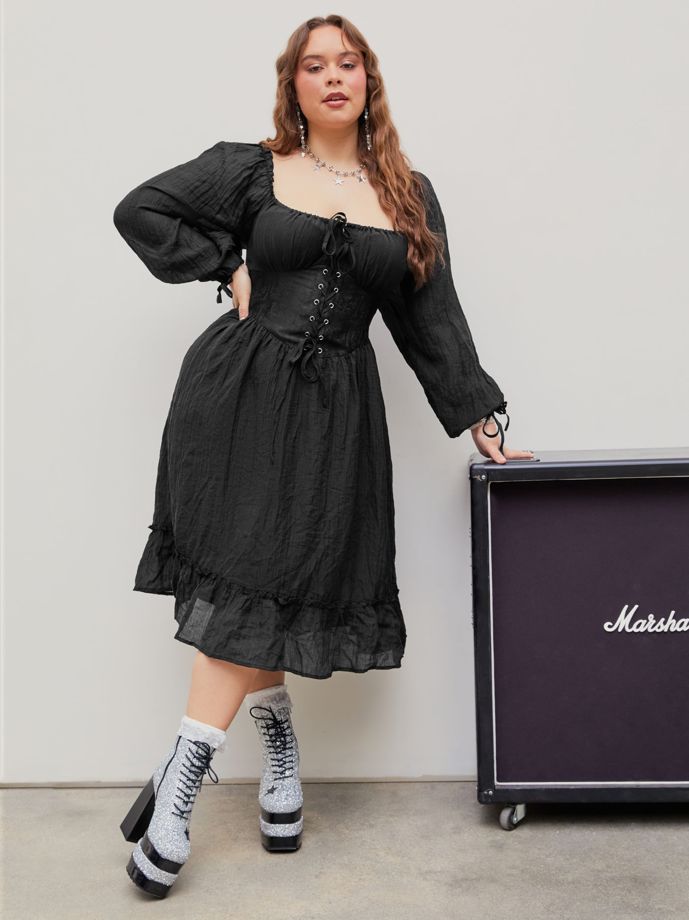 Dark Arts Witch Costume Dress Curve & Plus