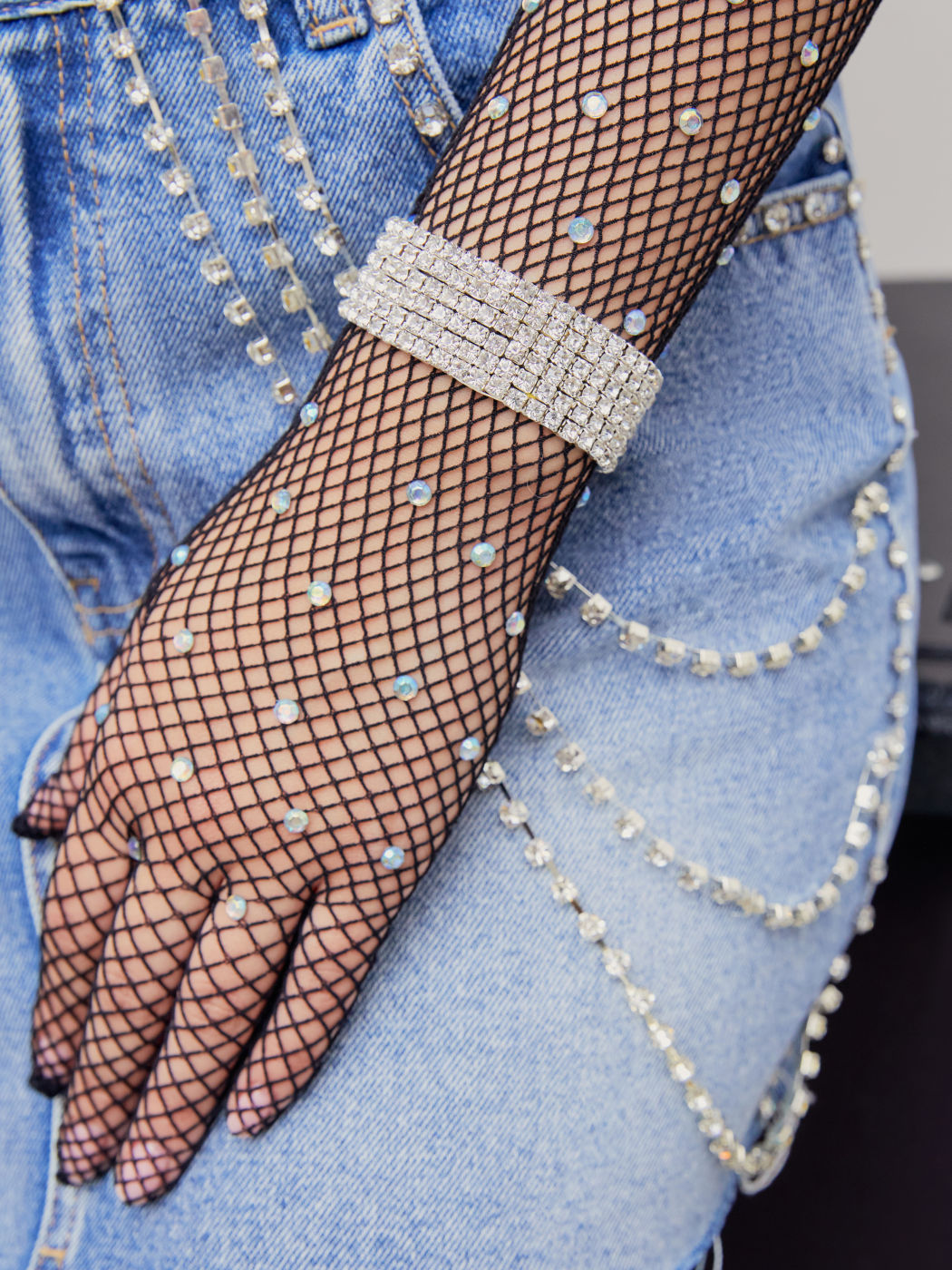 Strass-Dekor-Armreif
