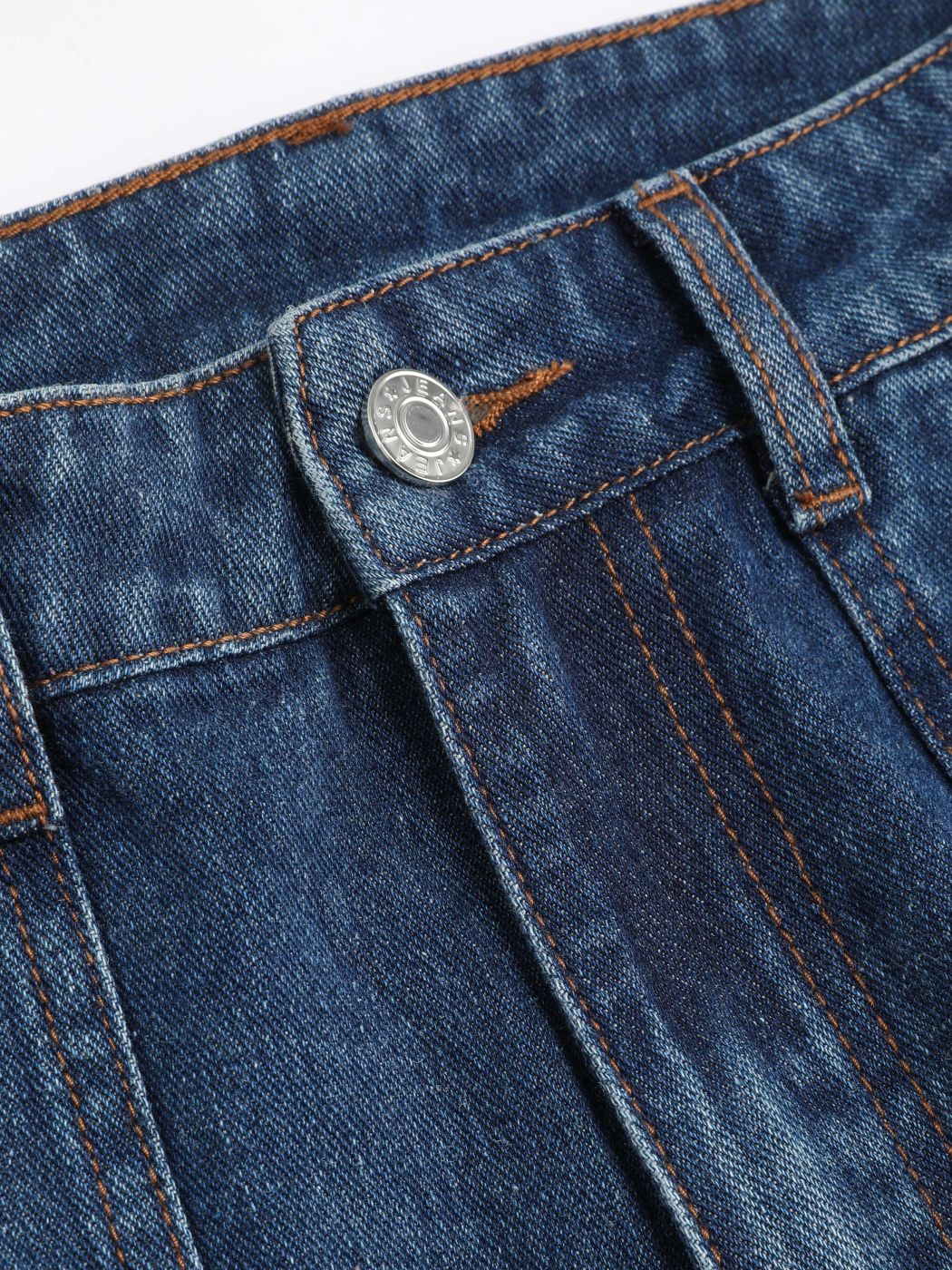 Alessia Einfarbige Cargo-Jeans