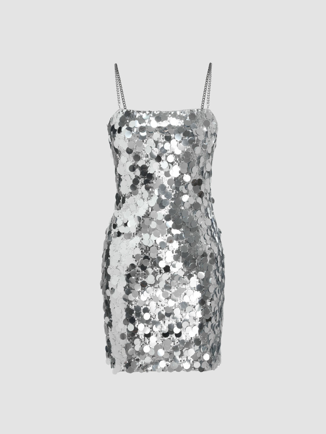 Sequin Chain Mini Dress