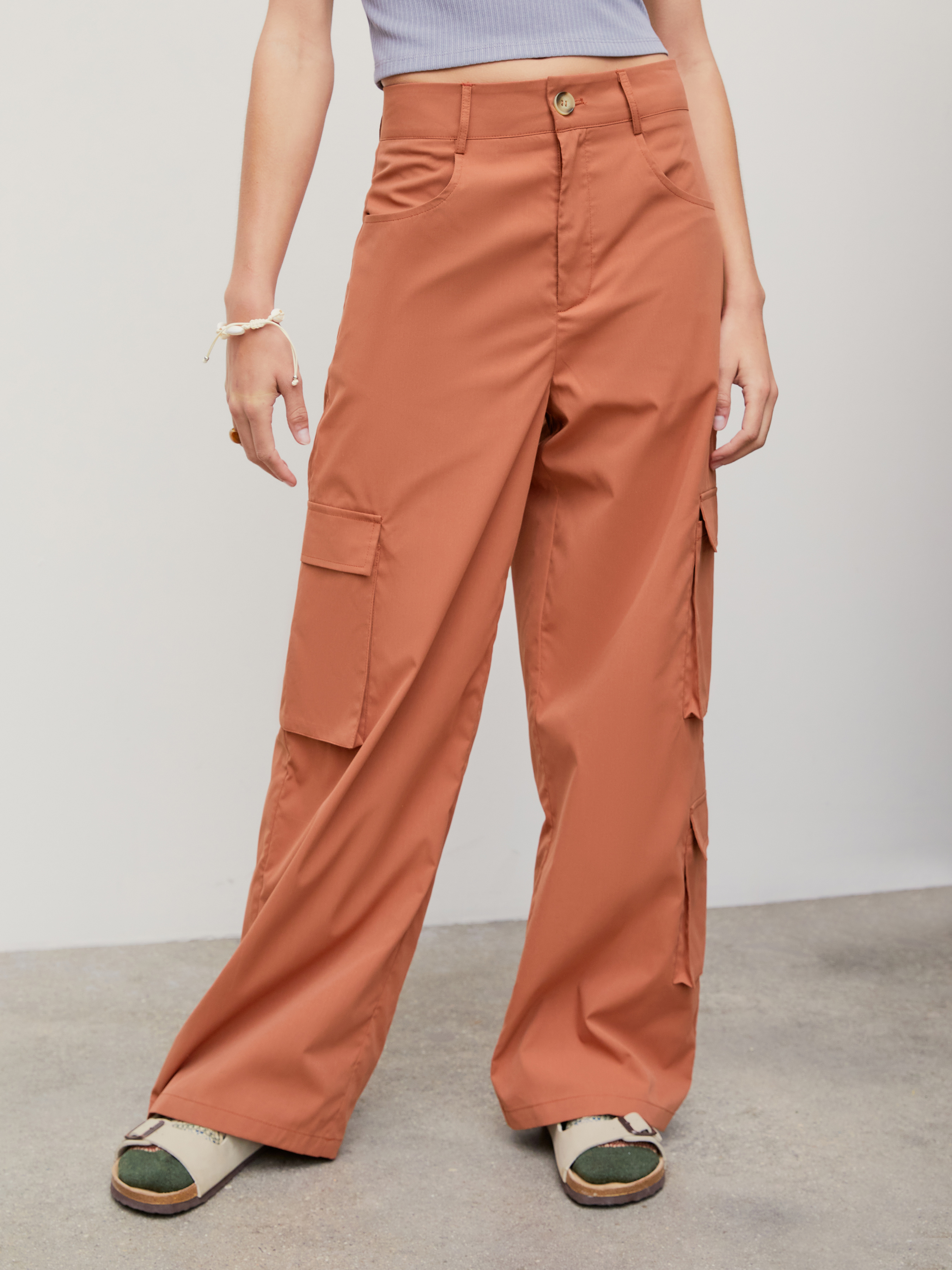 WIDE LEG TROUSER WITH FRONT POCKETS LAND OF WONDER