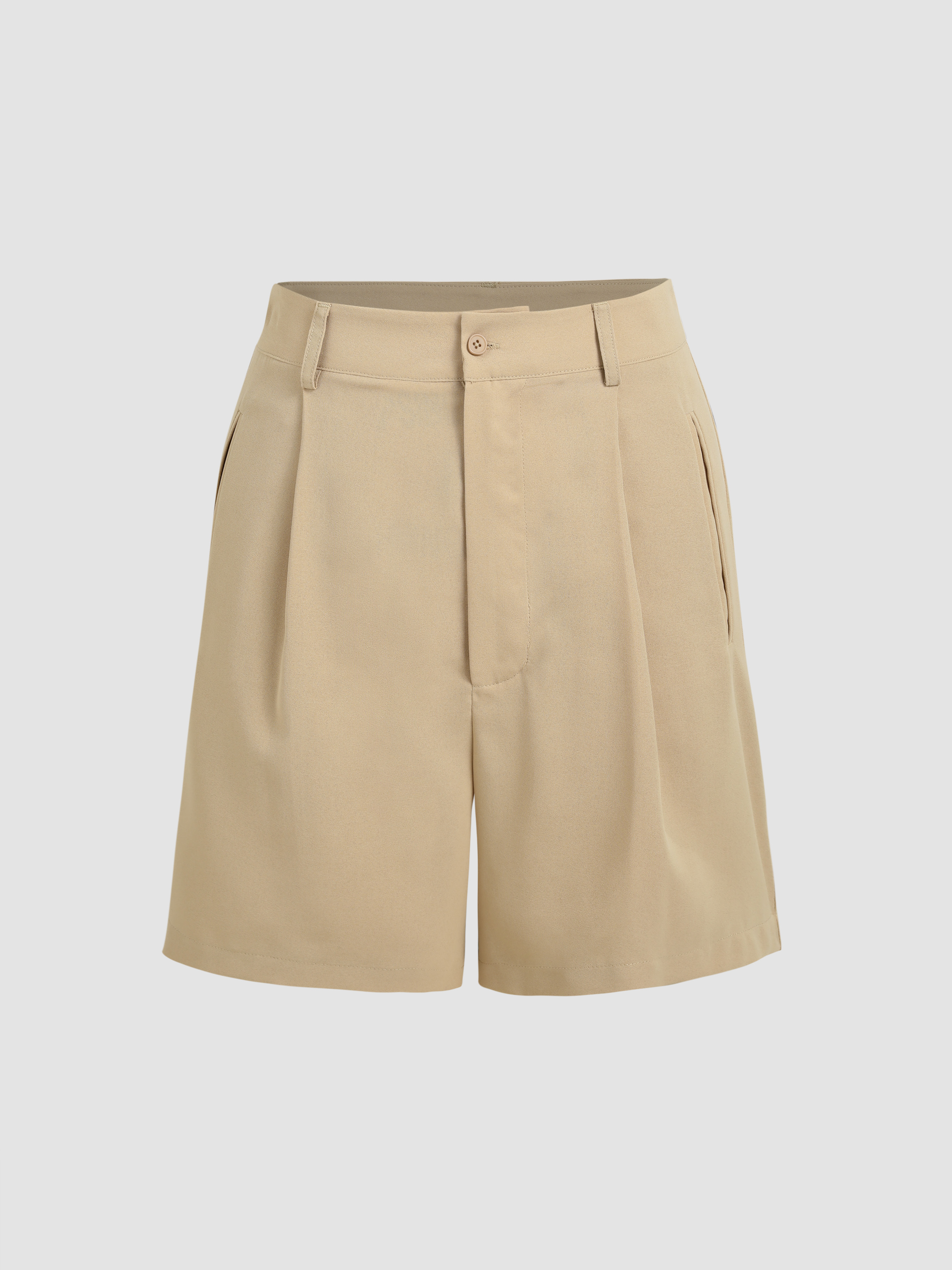 みい出品 slanting button short pants Denim Shorts w/ Side Slit – Route 81 Boutique