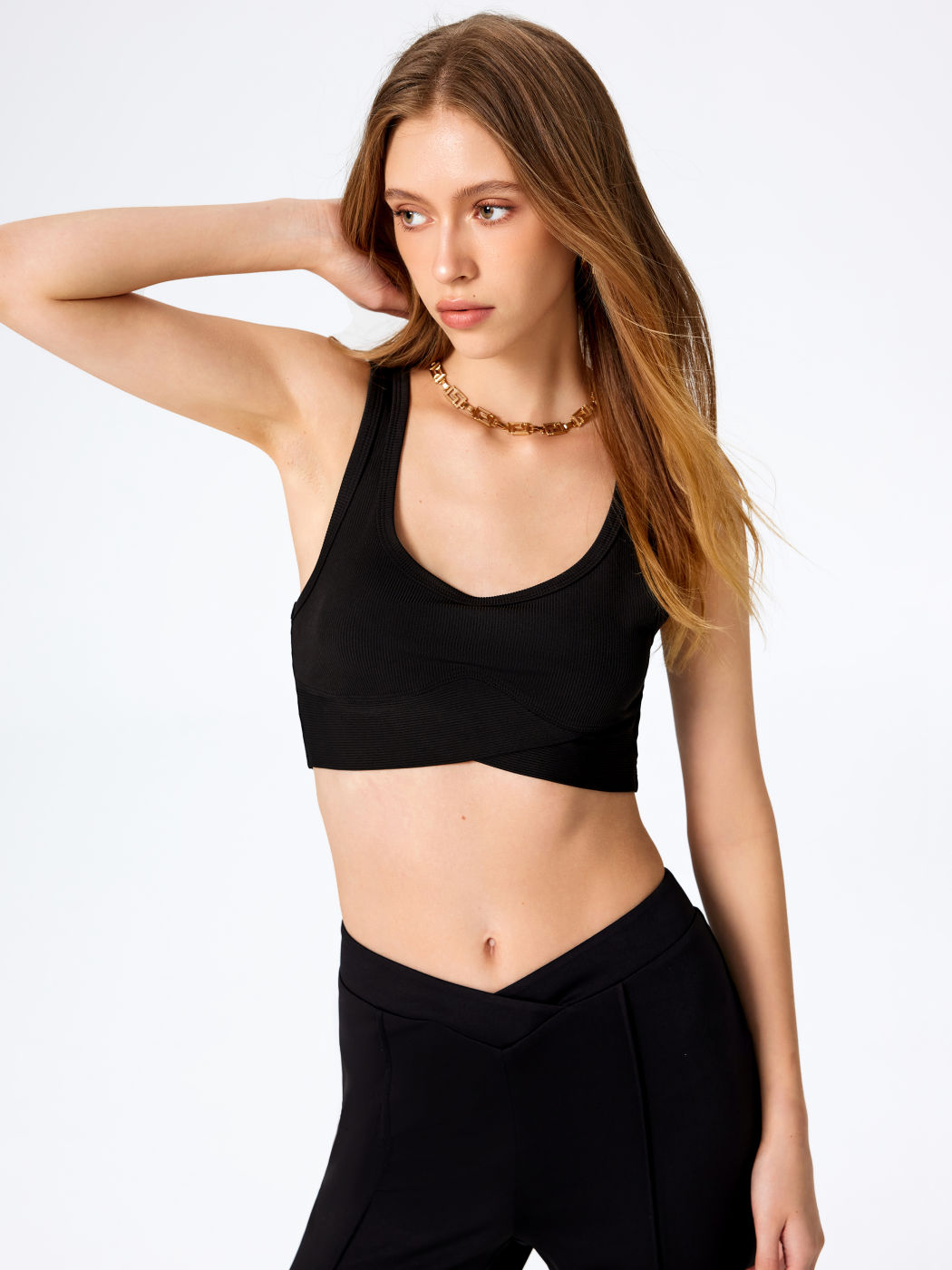 Criss Cross Crop Cami Top