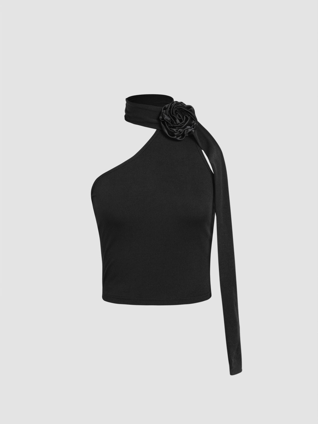 Rosette Halfter Crop Tanktop