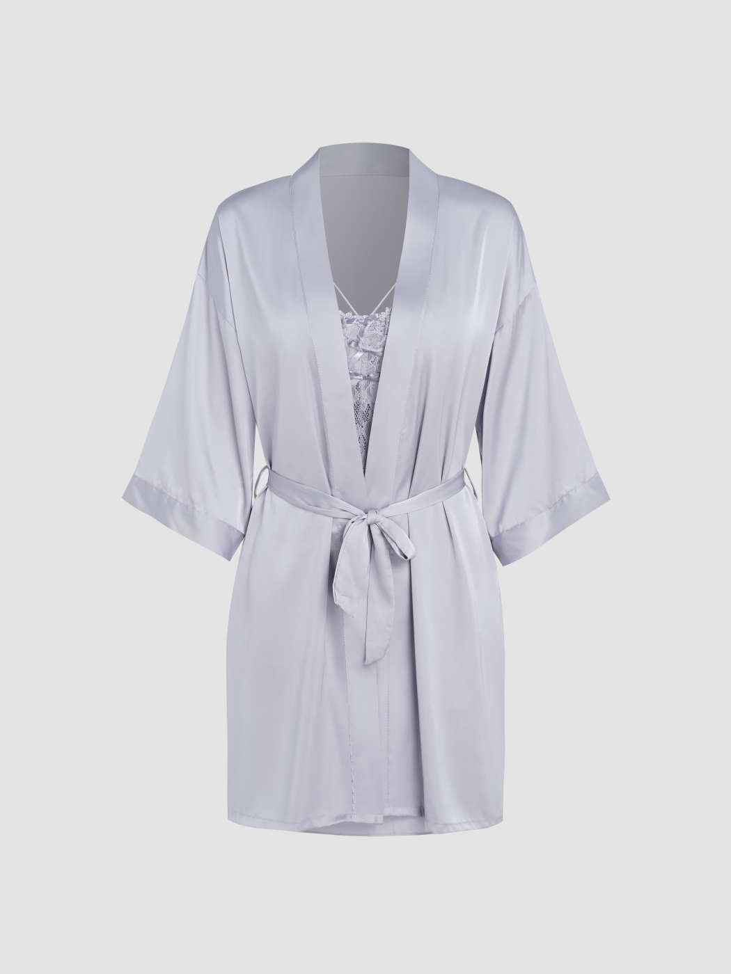 SATIN SLIP DRESS, Satin Pajamas & Satin Robes