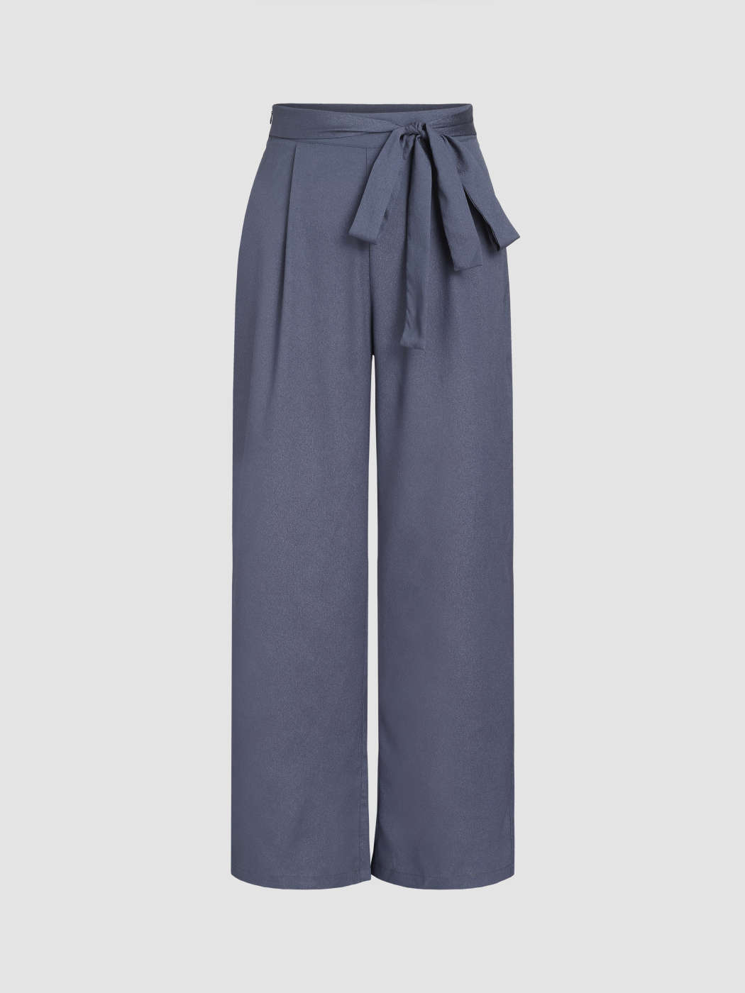 Pleated Wide-Leg Trousers