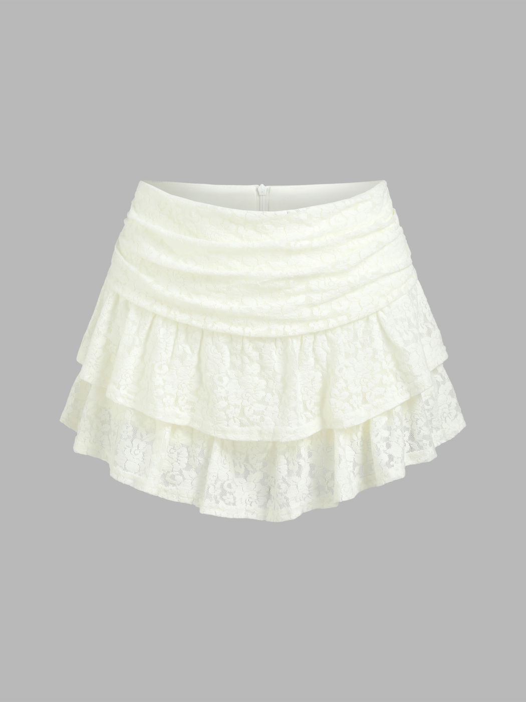 Floral Ruched Mini Skort main image 0