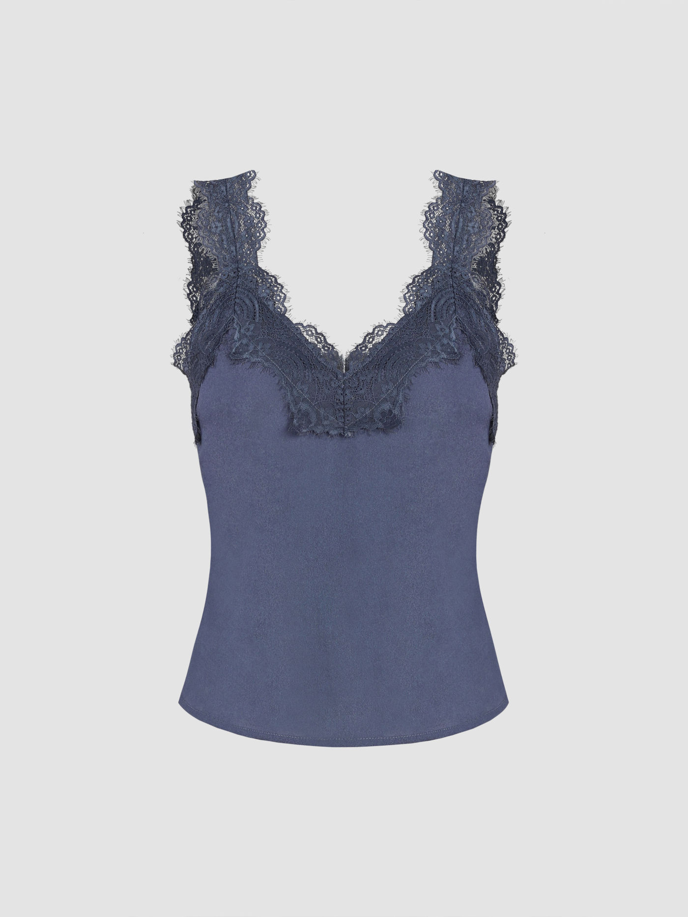 Lace Trim V-neck Tank Top