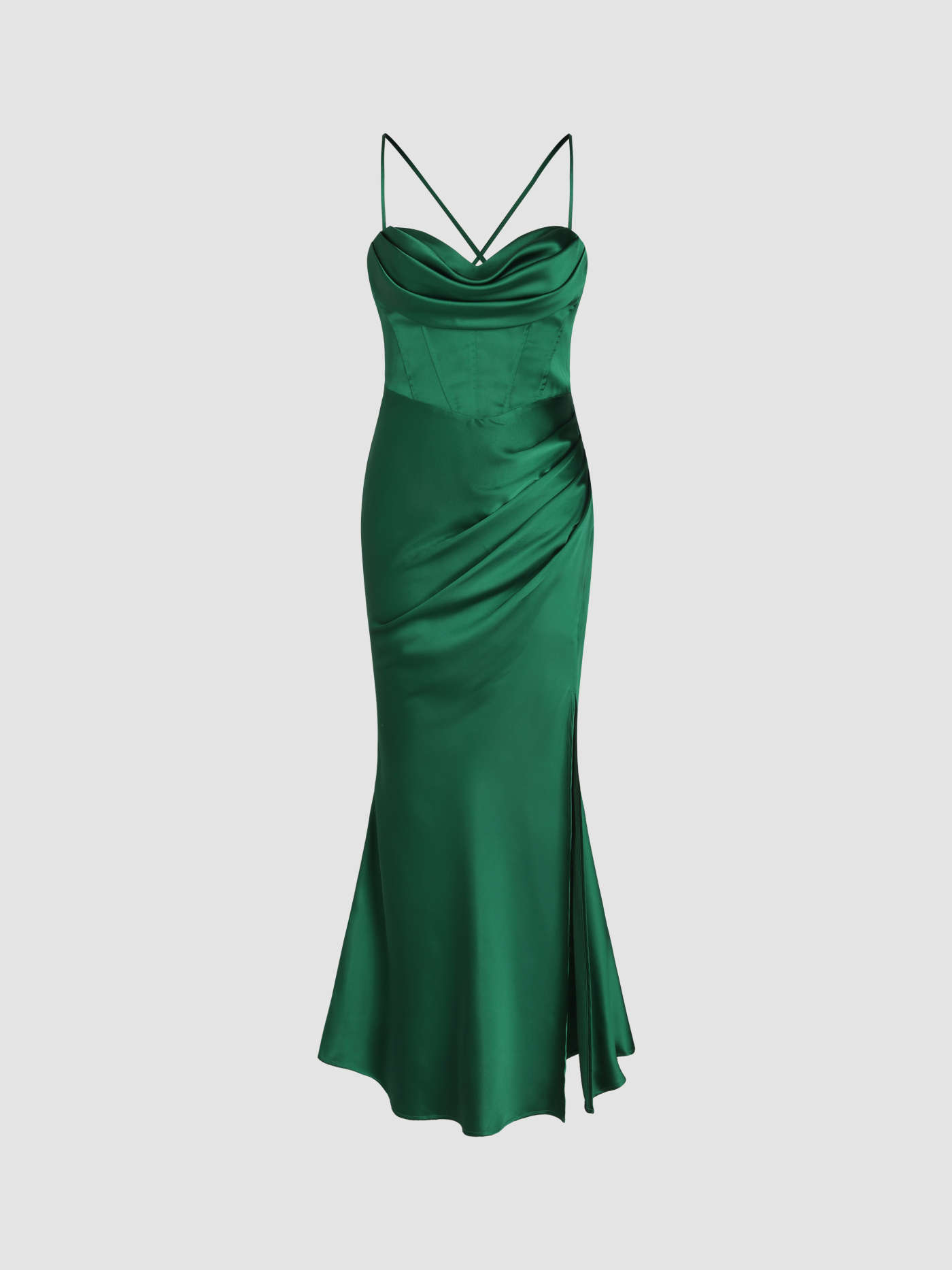 Velvet Boat Neck Bowknot Backless Midi Dress