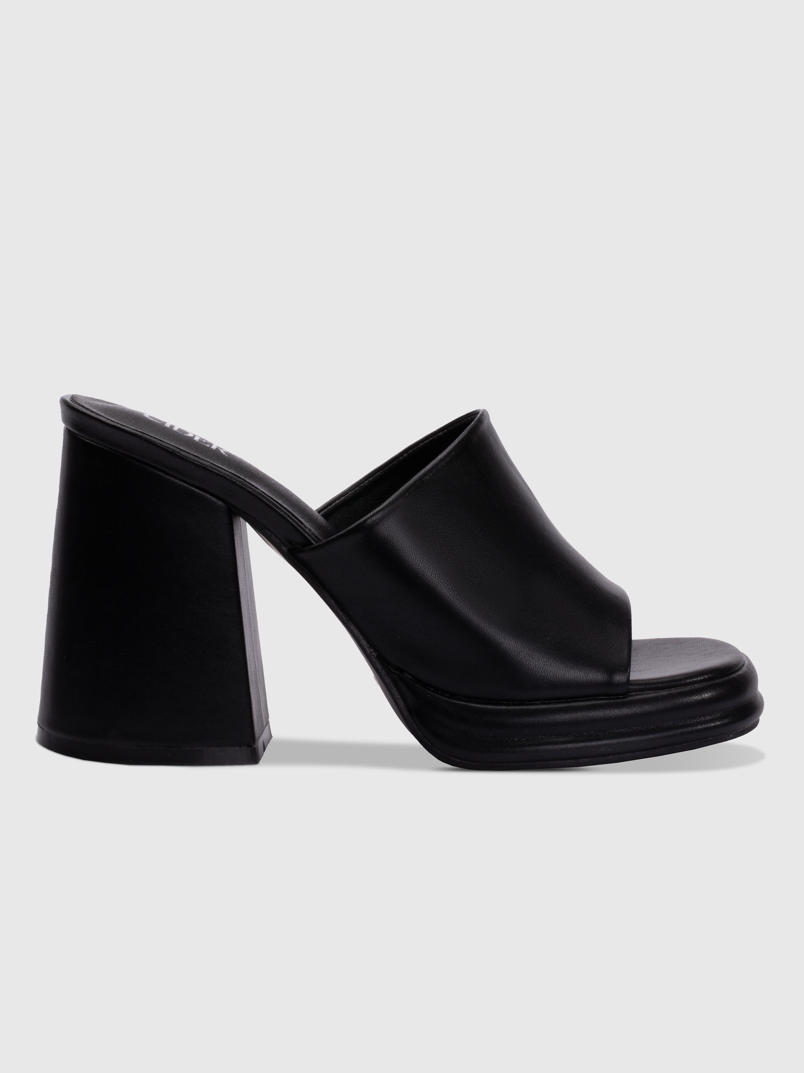 Sandalia mule salto store grosso