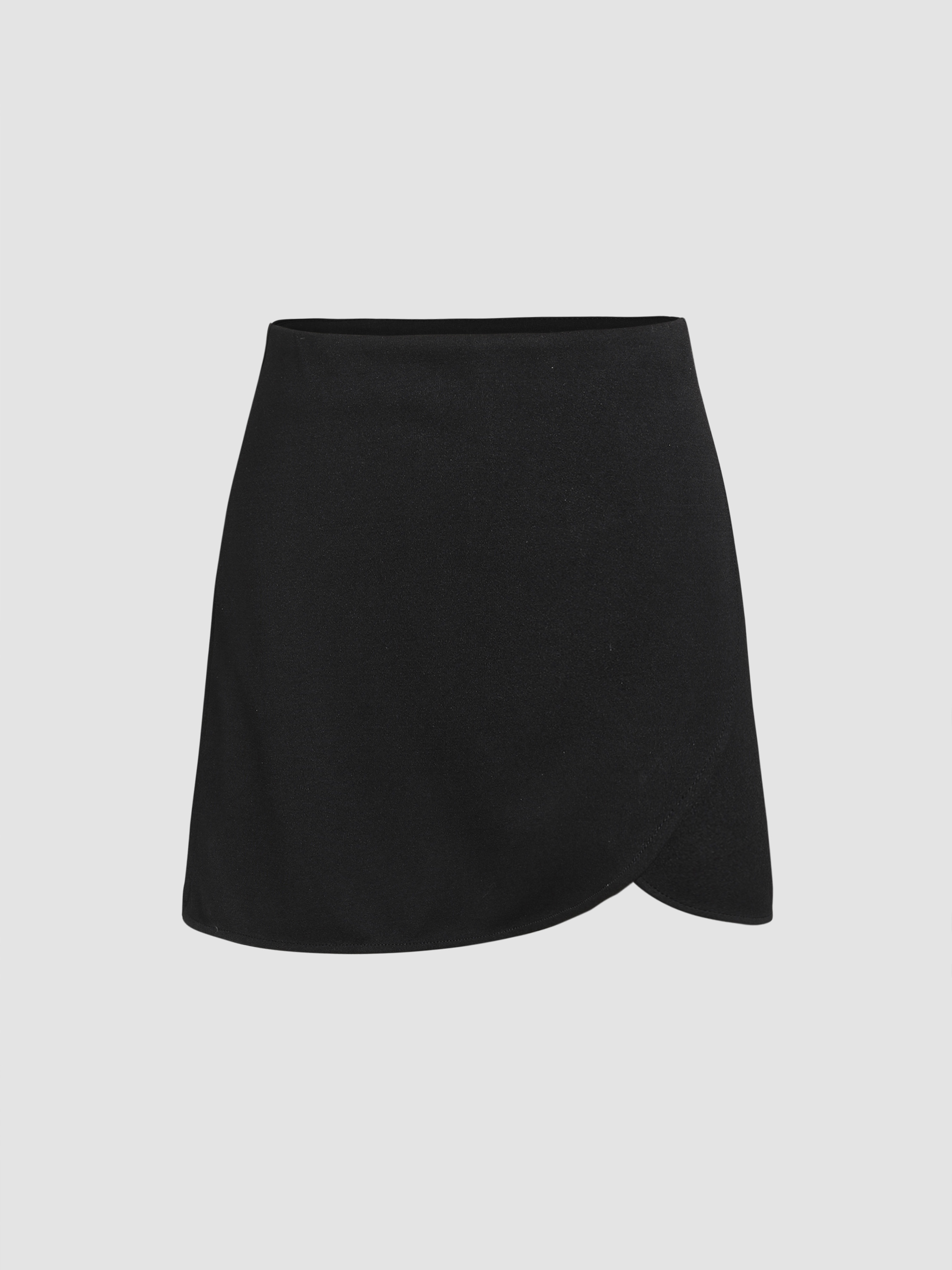 Decor Pocket Detail Mid-Waist Skort