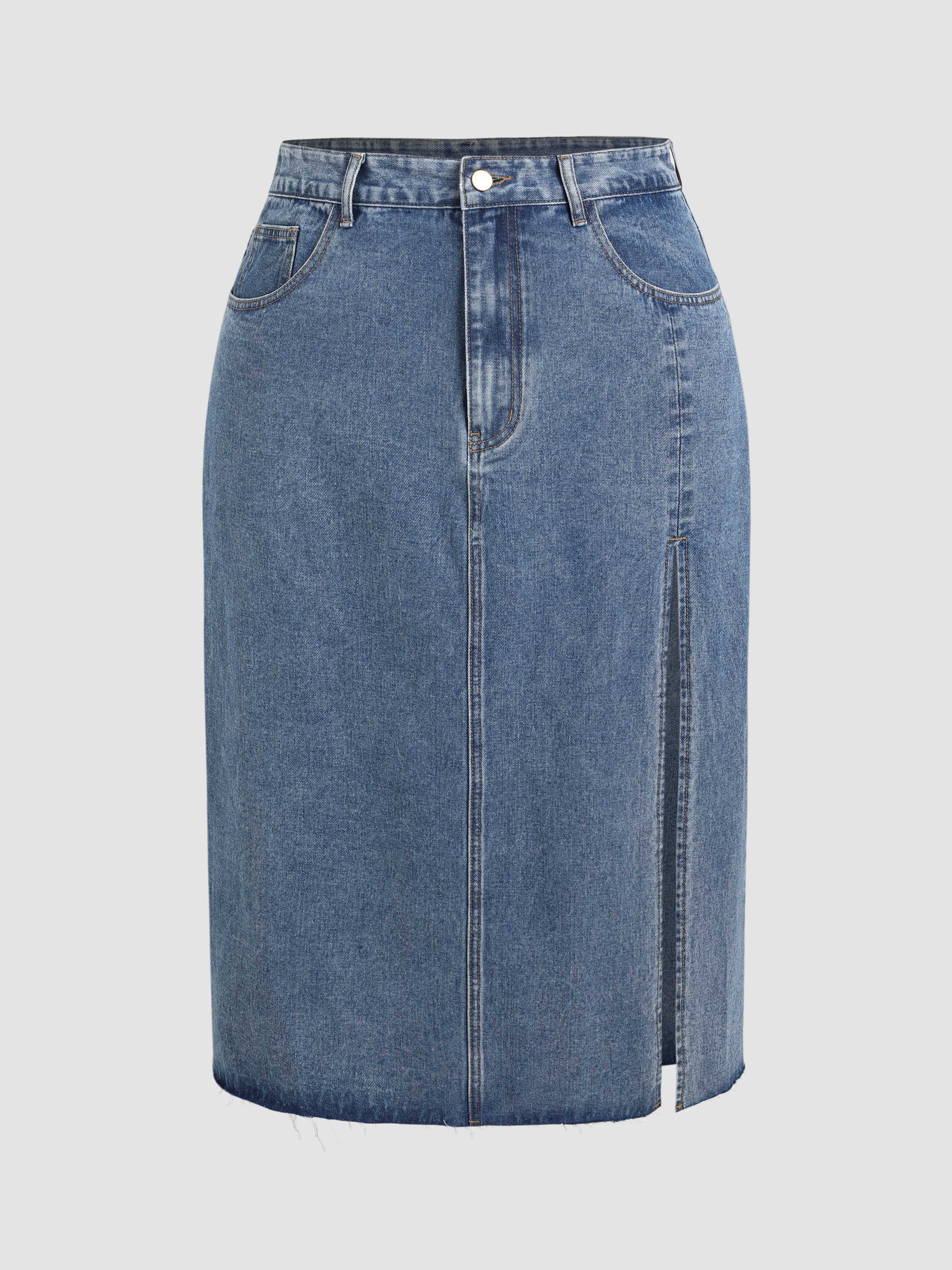 denim midi skirt2024秋冬 Designer fashion, Seoul-fully created | W Concept
