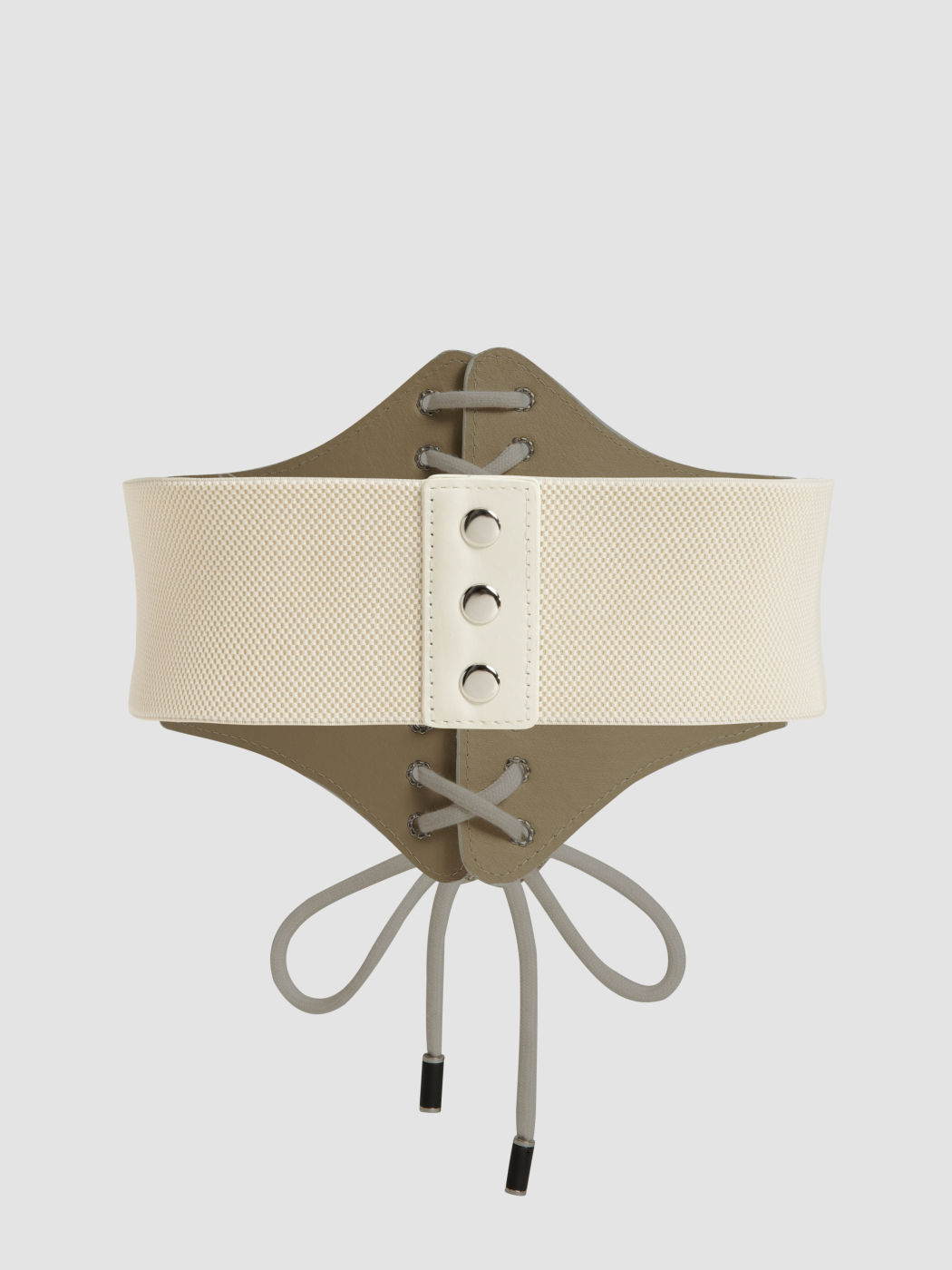 Floral Lace Up Corset Belt Cider