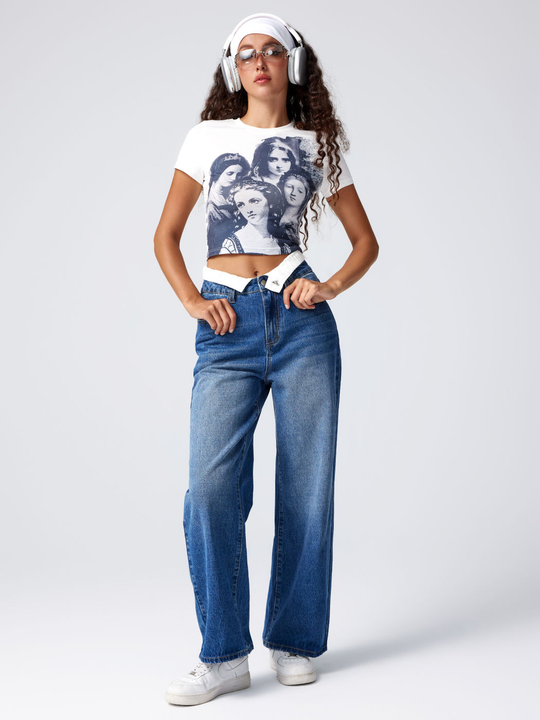 Graphic Short Sleeve Crop Tee