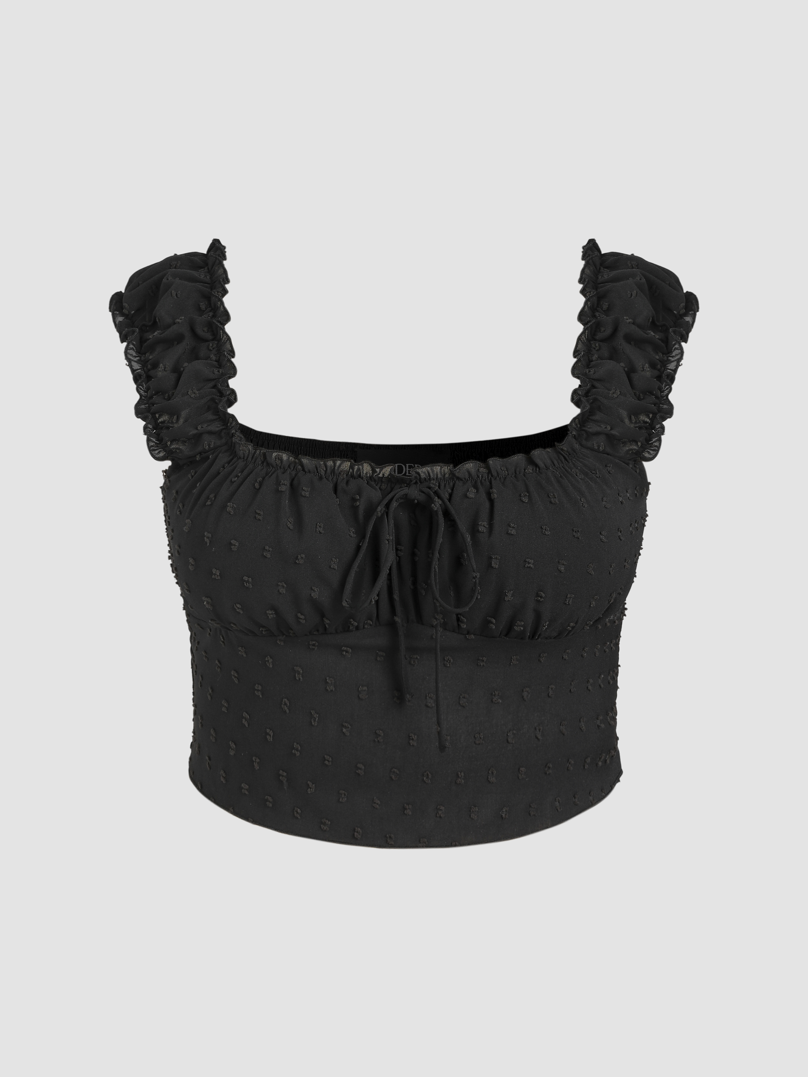 Curve & Plus Ruched Cut Out Top