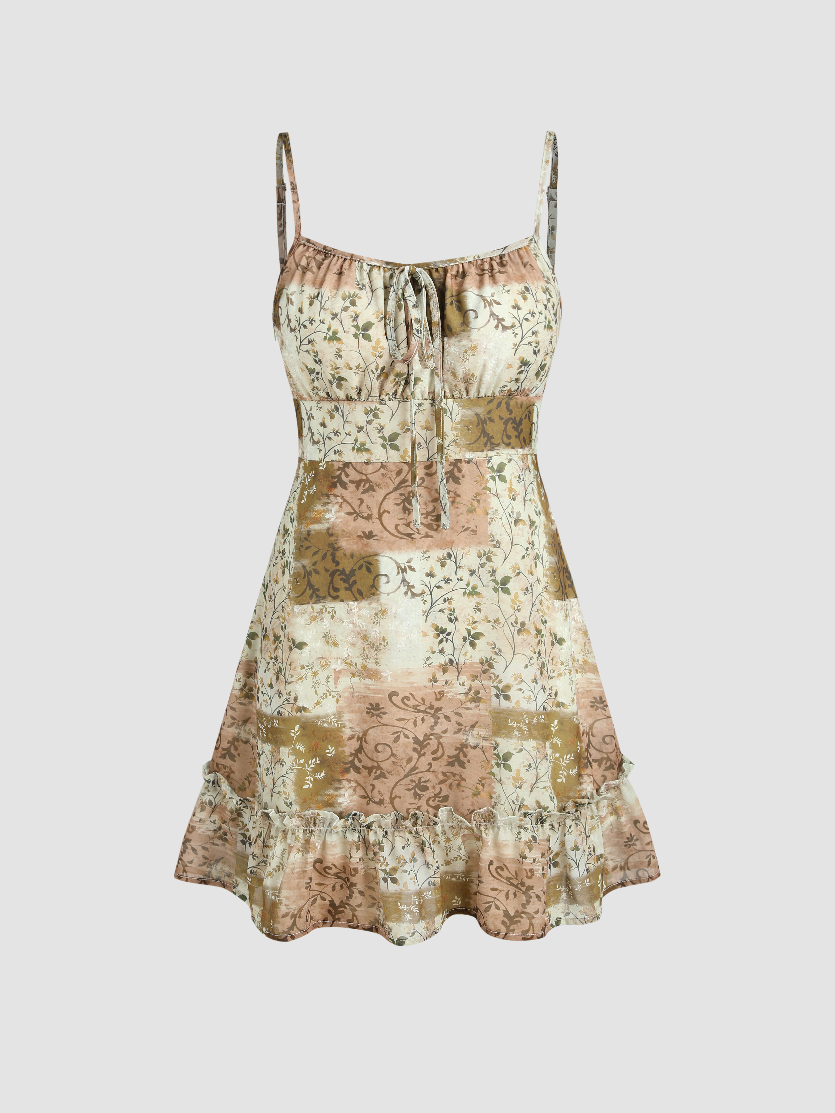 open lace back dress Apple Cider Mini Dress Green