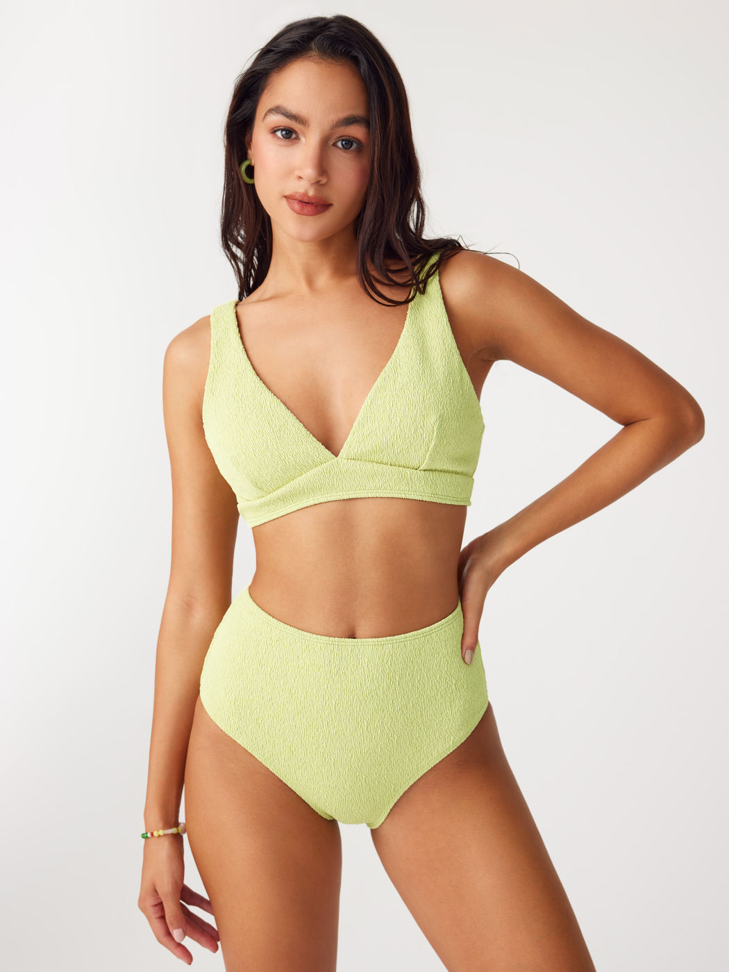 Tie Back Shaping Bikini Swimsuit