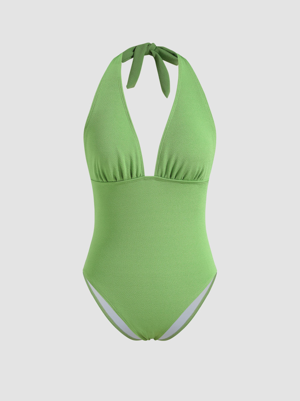 Cut Out Halter One Piece Swimsuit For Vacation Swimming Pool Beach