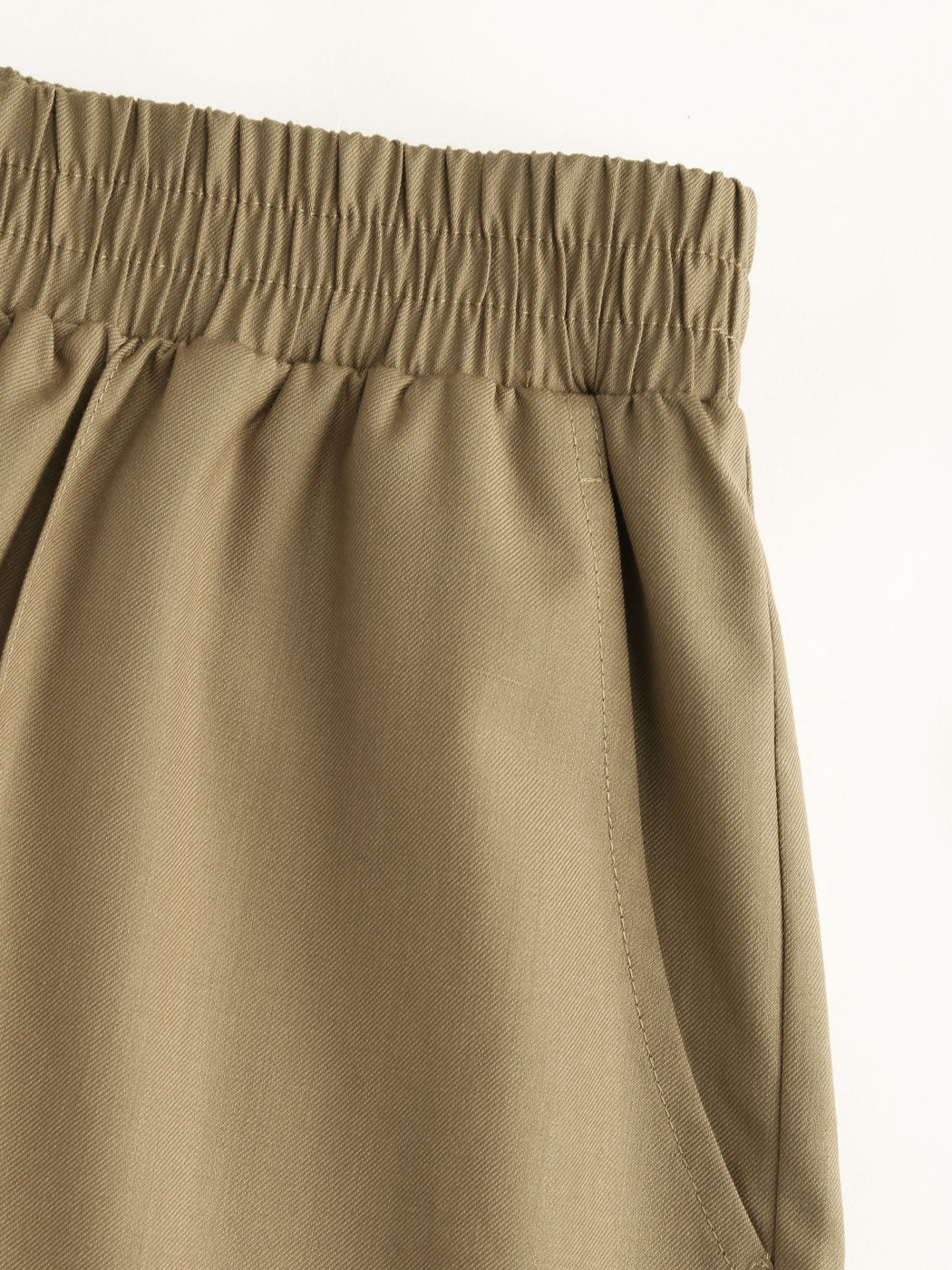 Pocket Mid Waist Wide Leg Trouser Curve & Plus