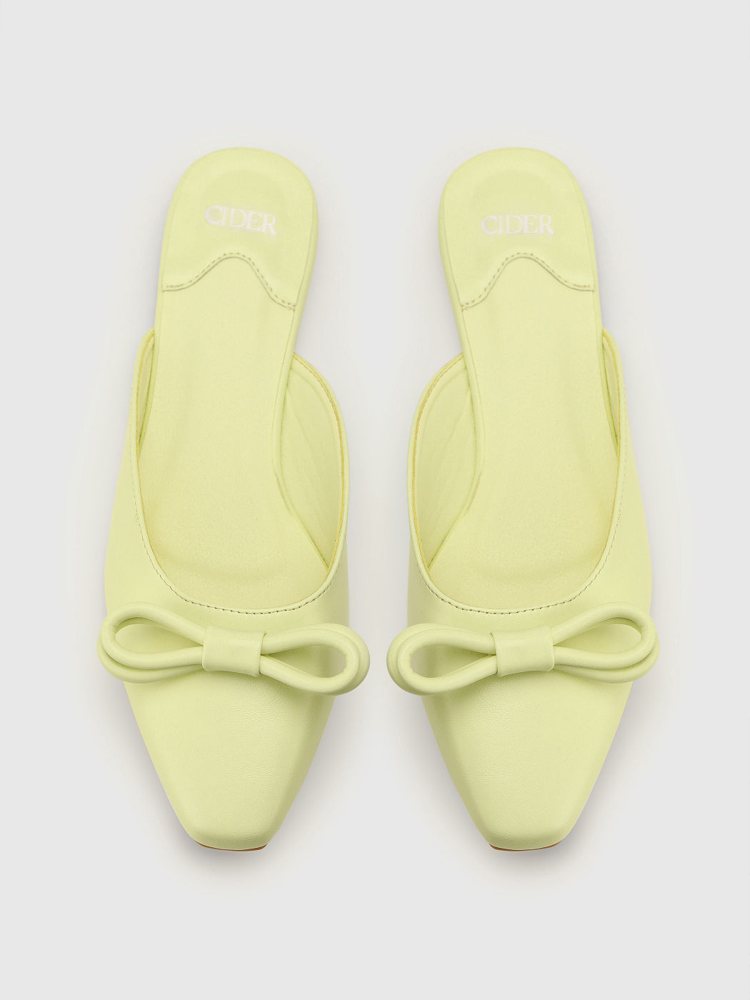 Bowknot Square Toe Mary Jane Flats