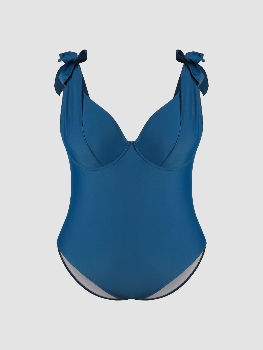 Knotted Underwire One Piece Swimsuit Curve & Plus