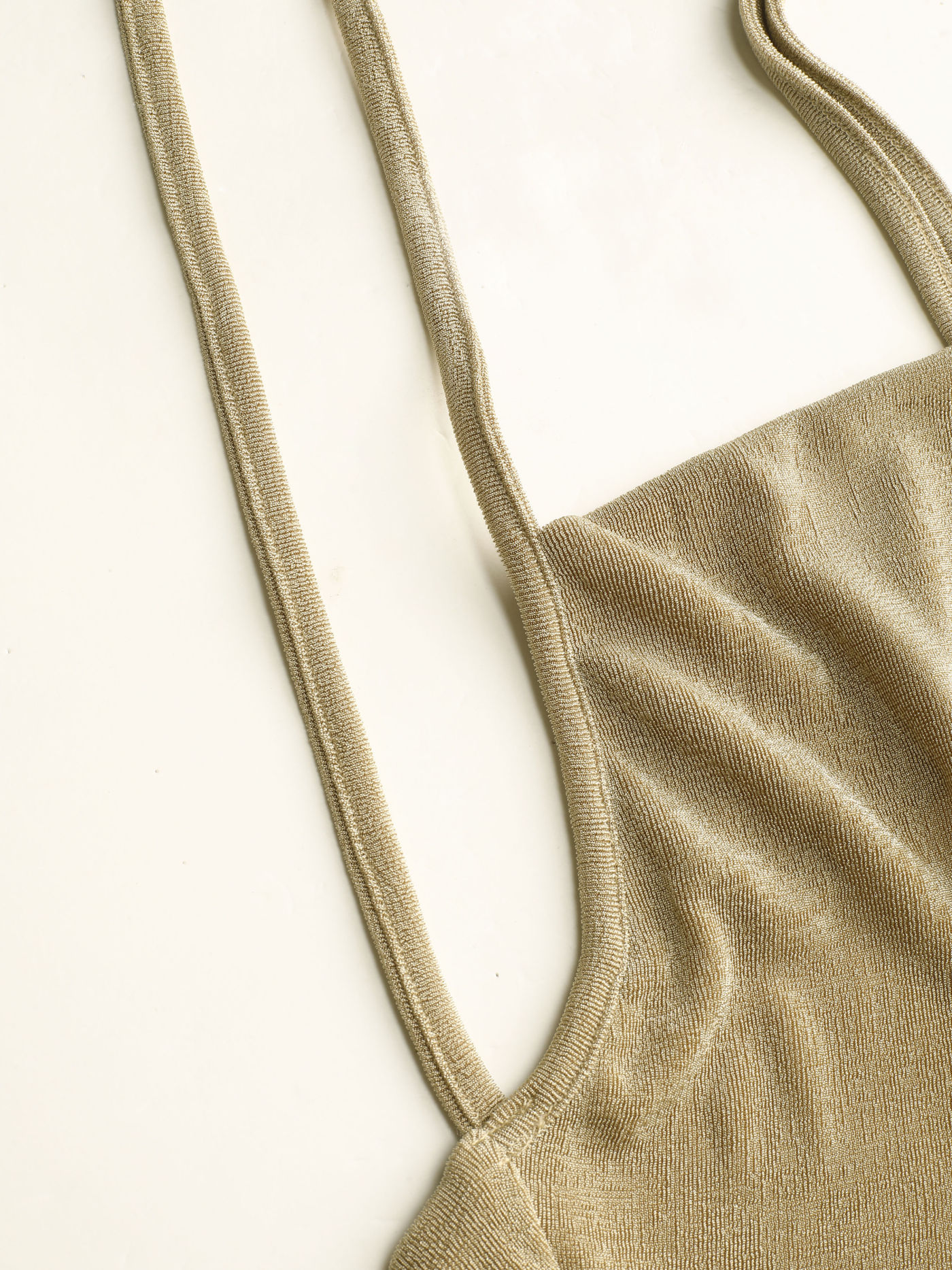 Cowl Neck Backless Knotted Maxi Dress