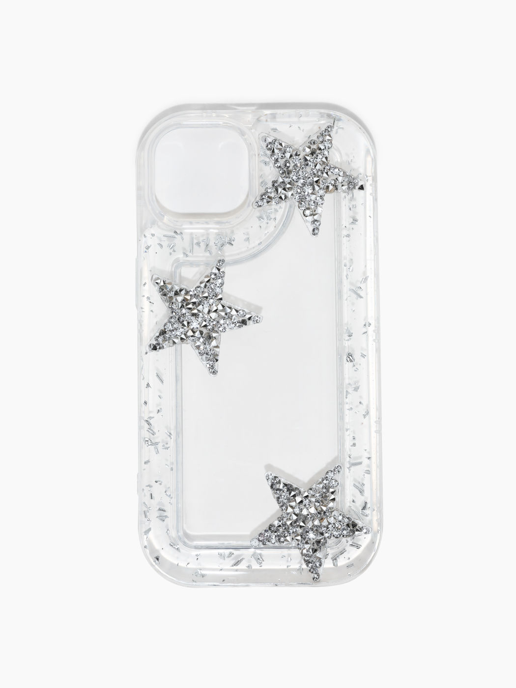 Star Glitter transparente Handyhülle