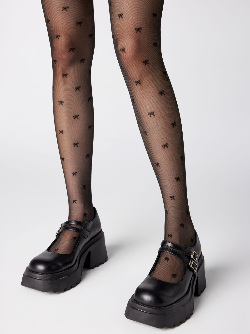 Bowknot Pattern Tights