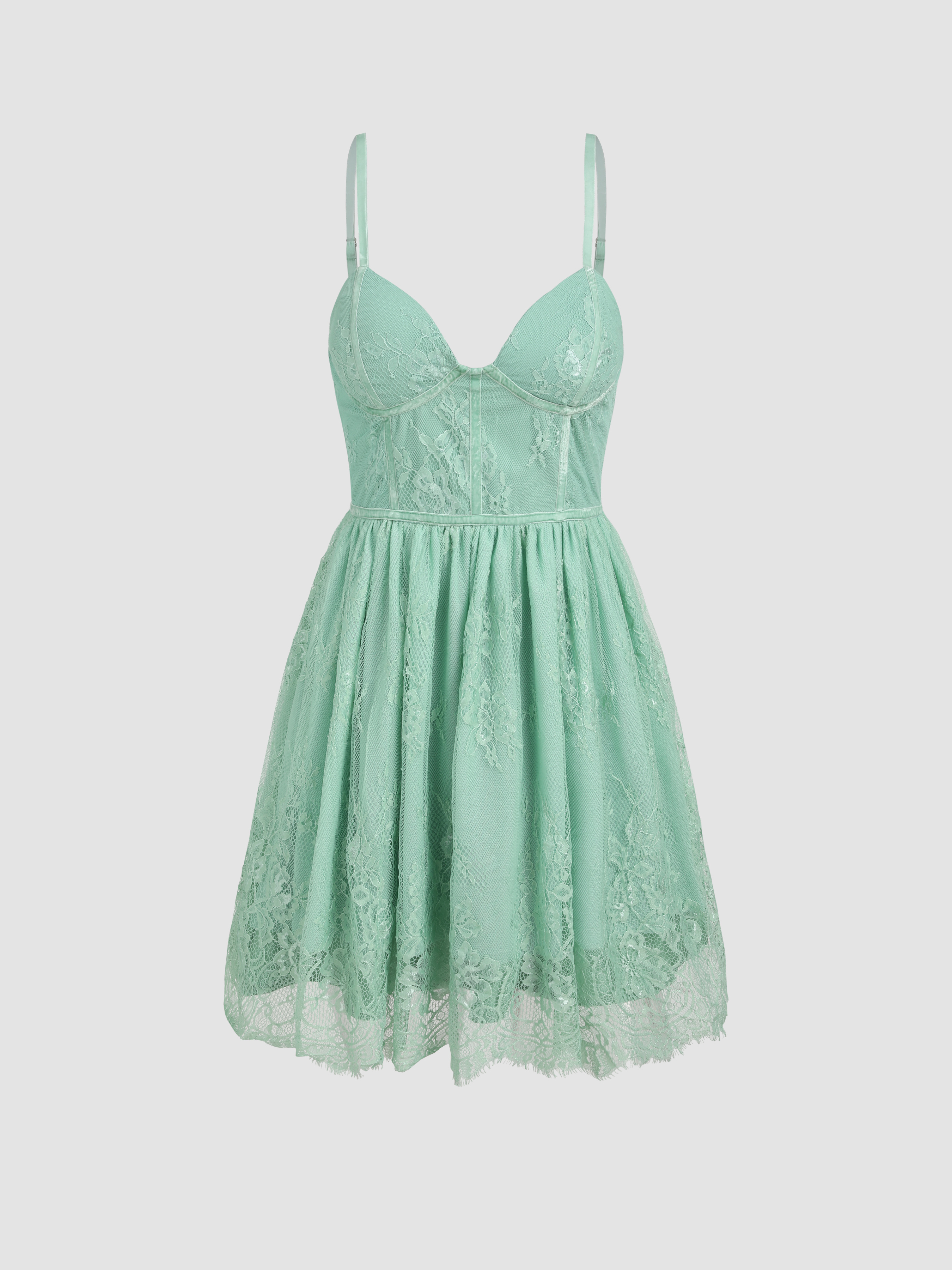 Sun Dresses Mesh Floral Sweetheart Corset Mini Dress For Daily Casual