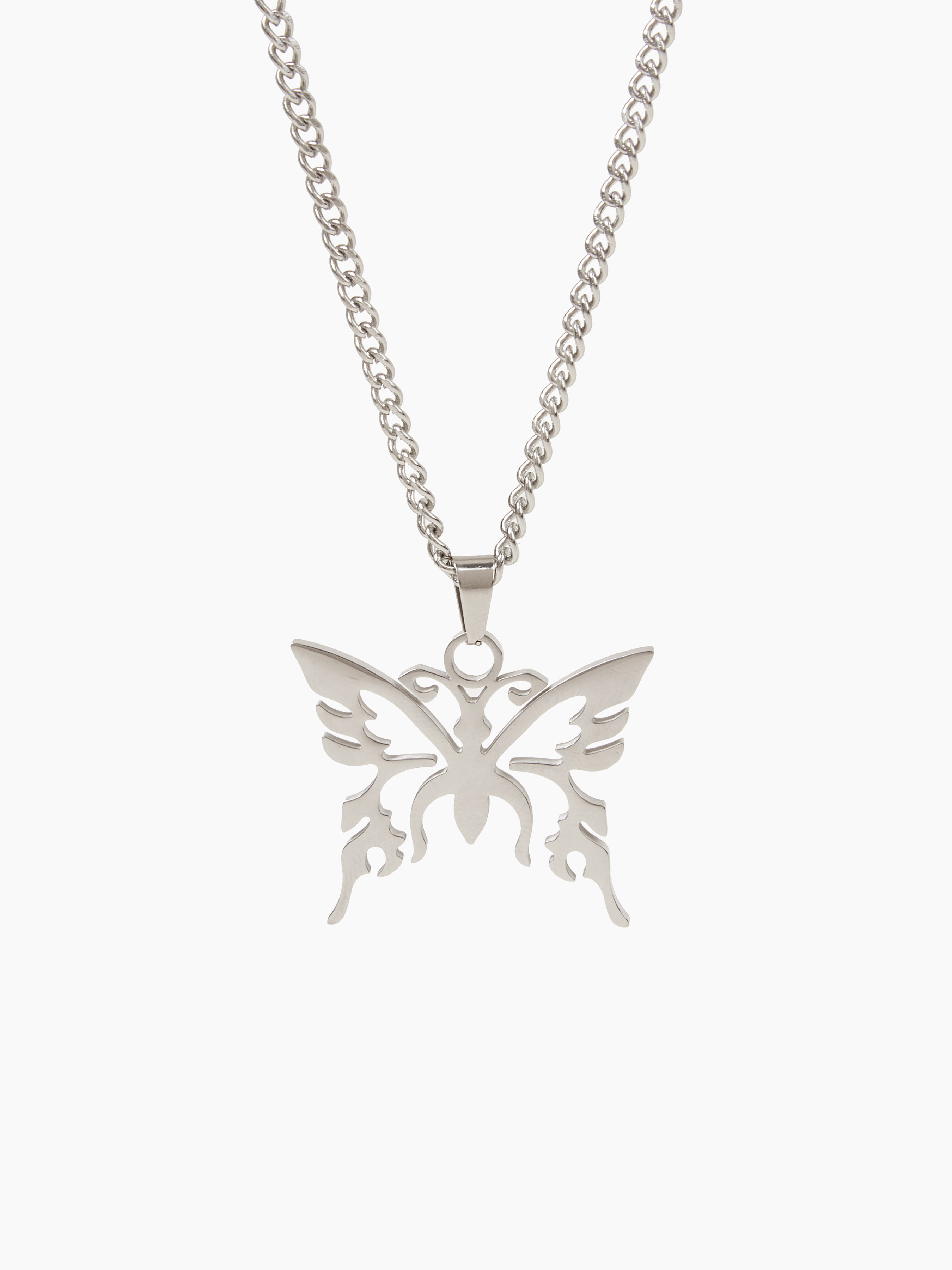 Butterfly Charm Necklace Cider
