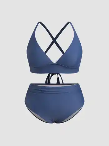 Bikini con Control de Abdomen y Lazo en la Espalda Curvy