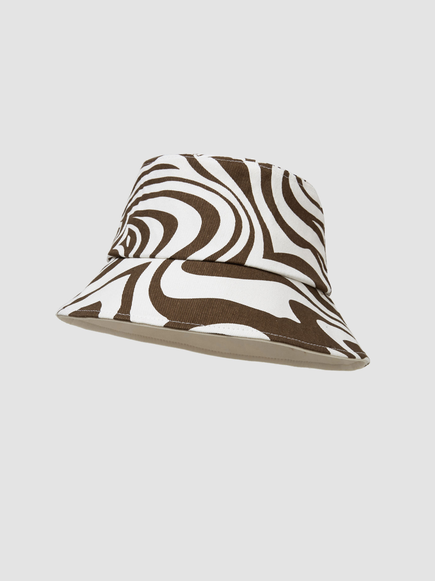 Fischerhut mit Zebra-Print